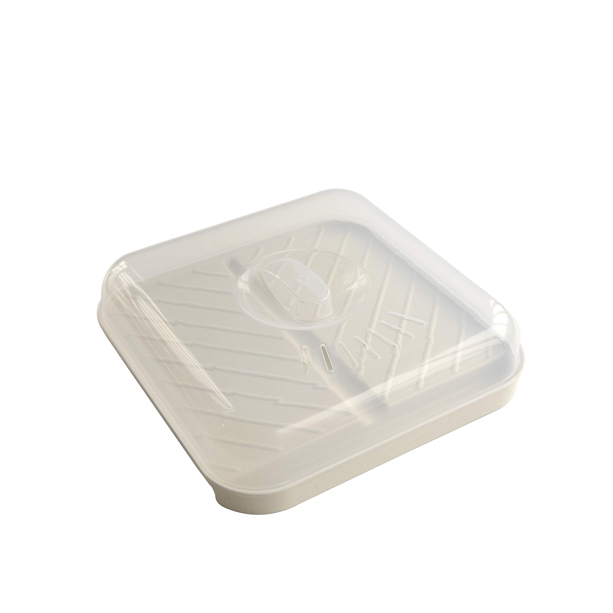 Nordic Ware - 60173 Nordic Ware Slanted Bacon And Meattray, With Lid, White