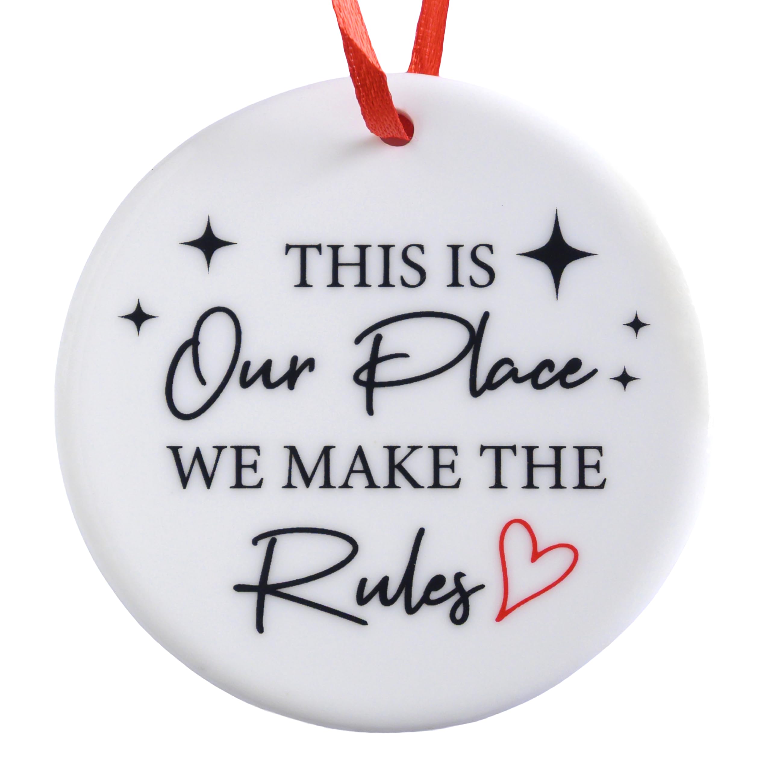 This is Our Place We Make The Rules Ornament 3 Inch, Taylor Ornament, Taylor Christmas Ornament, Tree Decor, ERAS Tour Christmas