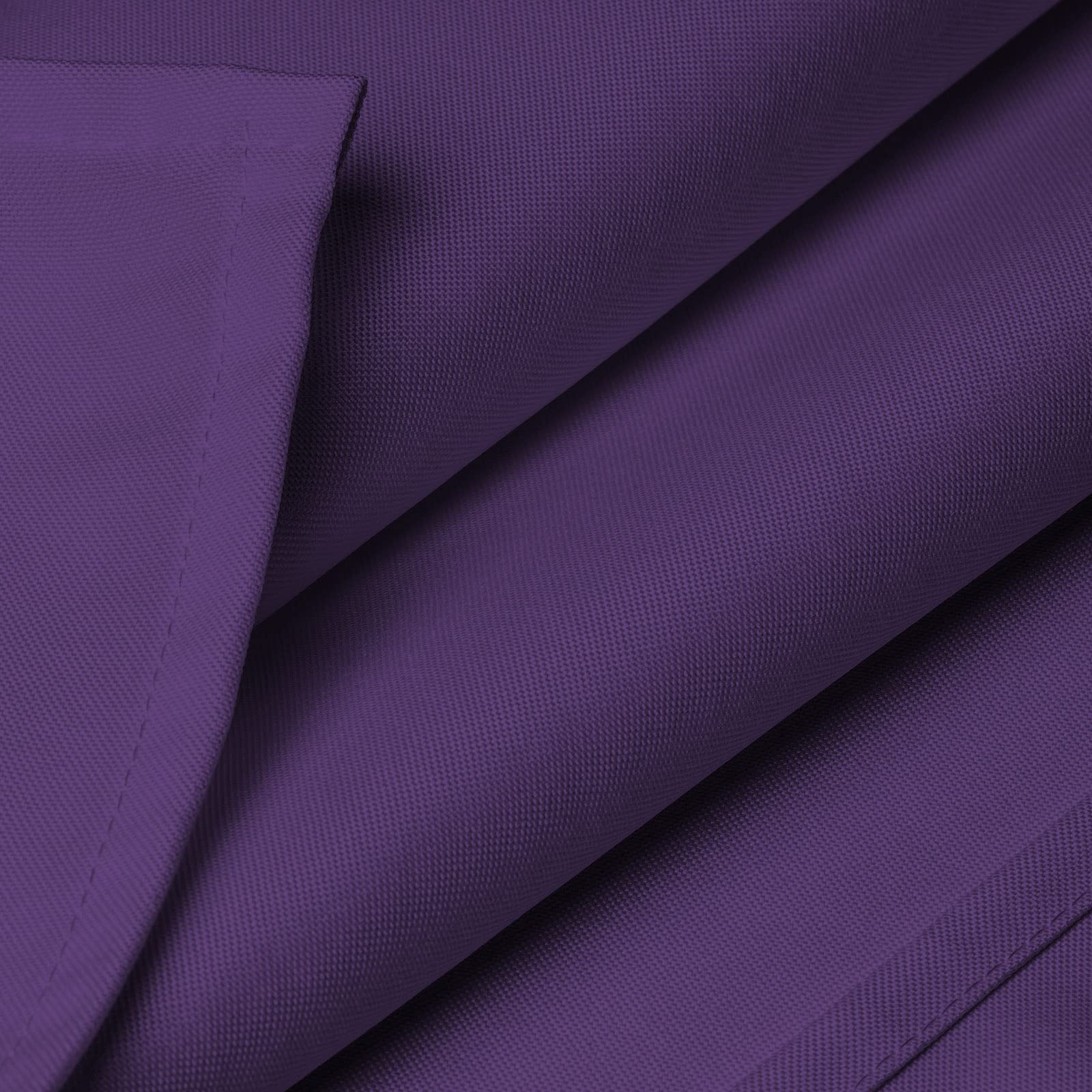 Lann'S Linens - 60 X 102 Premium Tablecloth For Wedding/Banquet/Restaurant - Rectangular Polyester Fabric Table Cloth - Purp