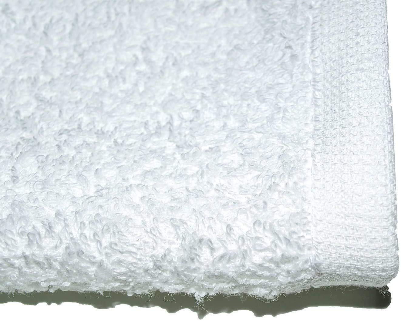 Bc Bare Cotton Eco Cotton Washcloths - Cam Border - White - Set Of 60