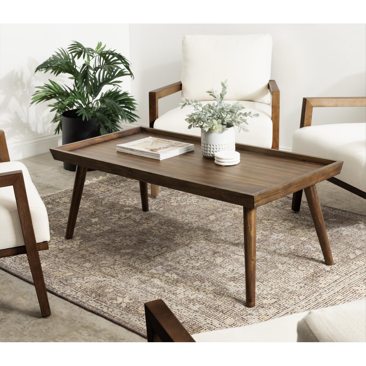 Carpentray Solid Sheesham Wooden Tables Coffee Table Solid Wood Tatami Coffee Table (85 * 50 * 40* Cm)