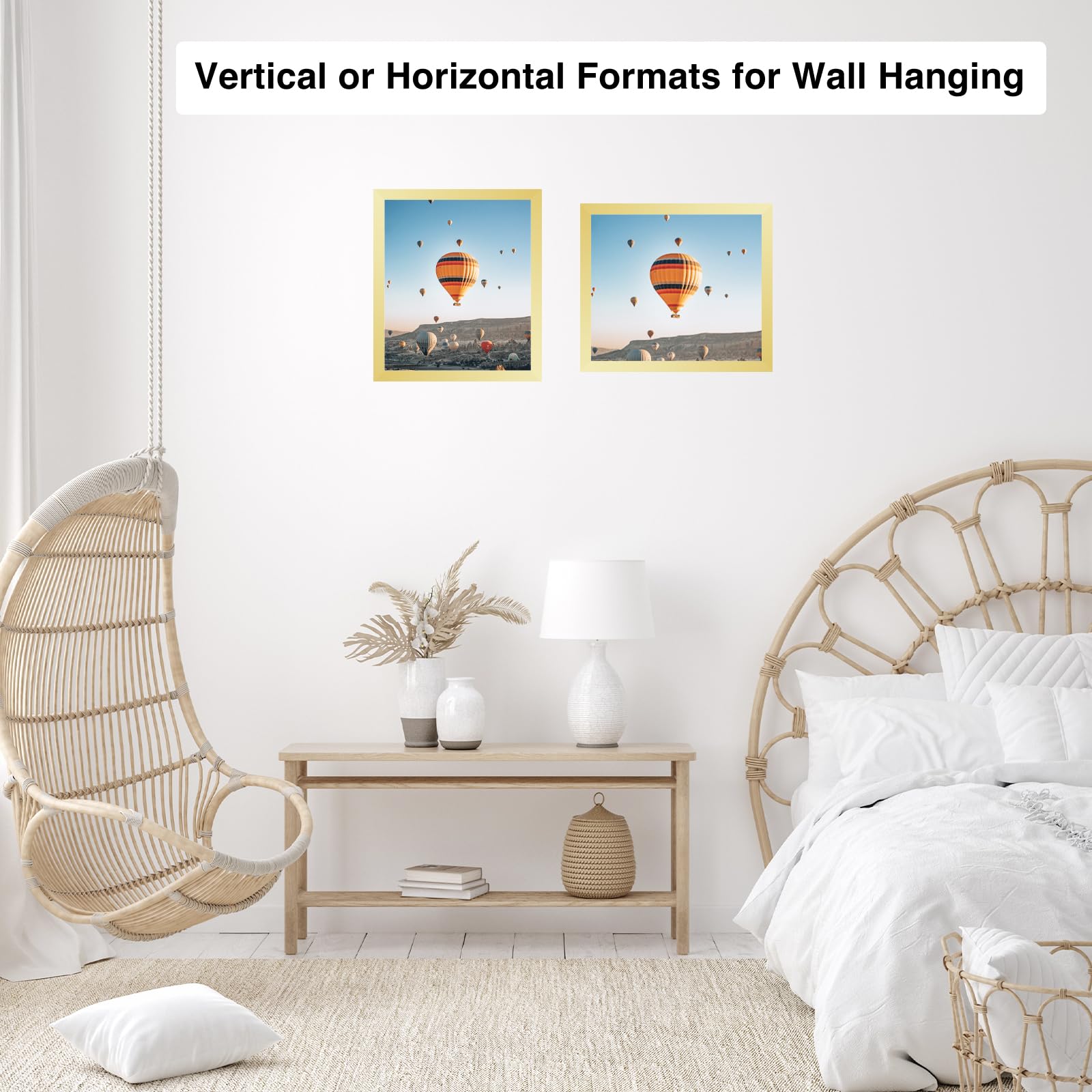 JCJMY 10x12 Picture Frame Gold for Wall Hanging, Wall Mounting Horizontally or Vertically, 10 x 12 Wall Gallery Poster Photo Fra