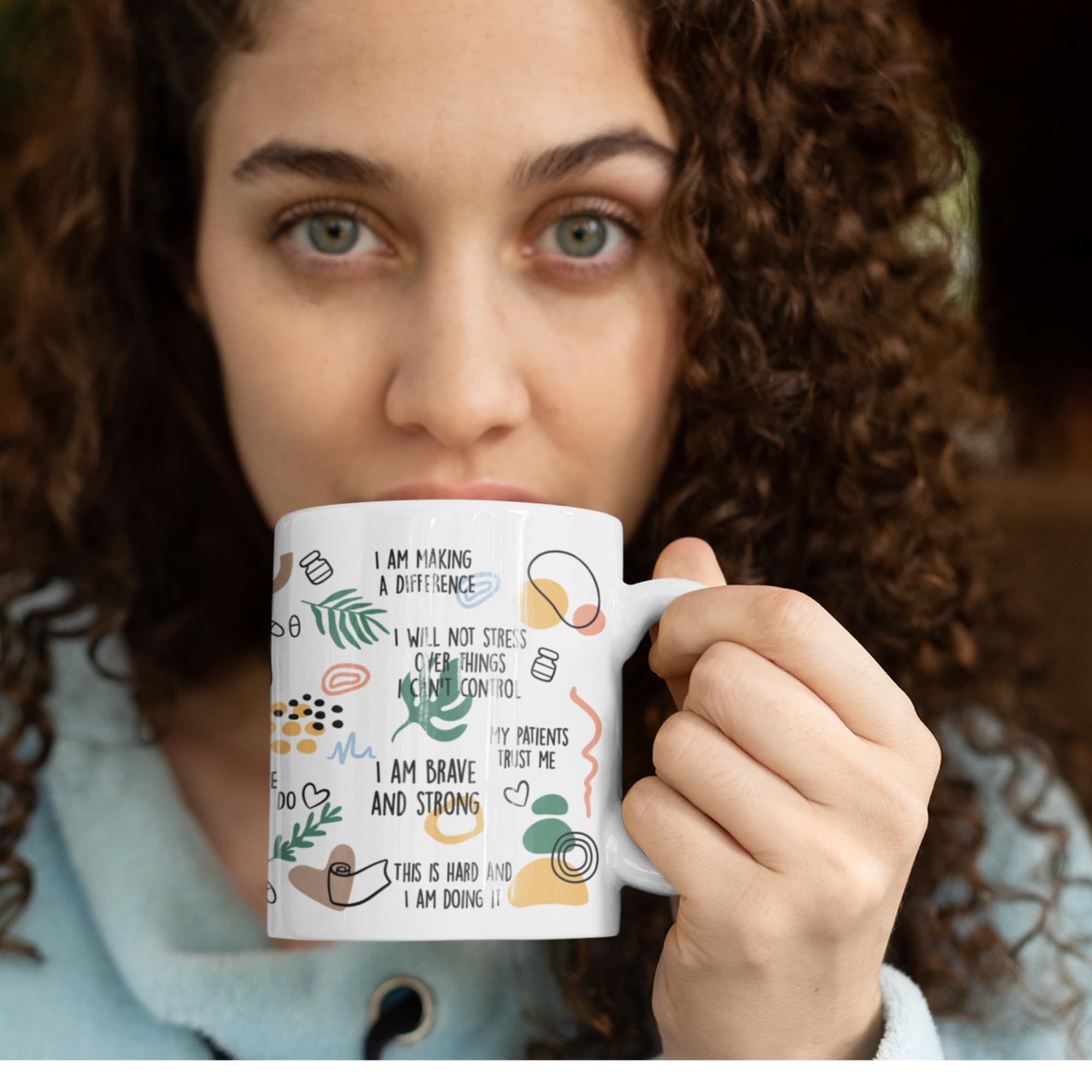 Gogirgit Gift For Doctor - Medical Professsional/Student Ka Mug - 330Ml Ceramic Coffee Mug Full Wrap Printing (H Affirmations)