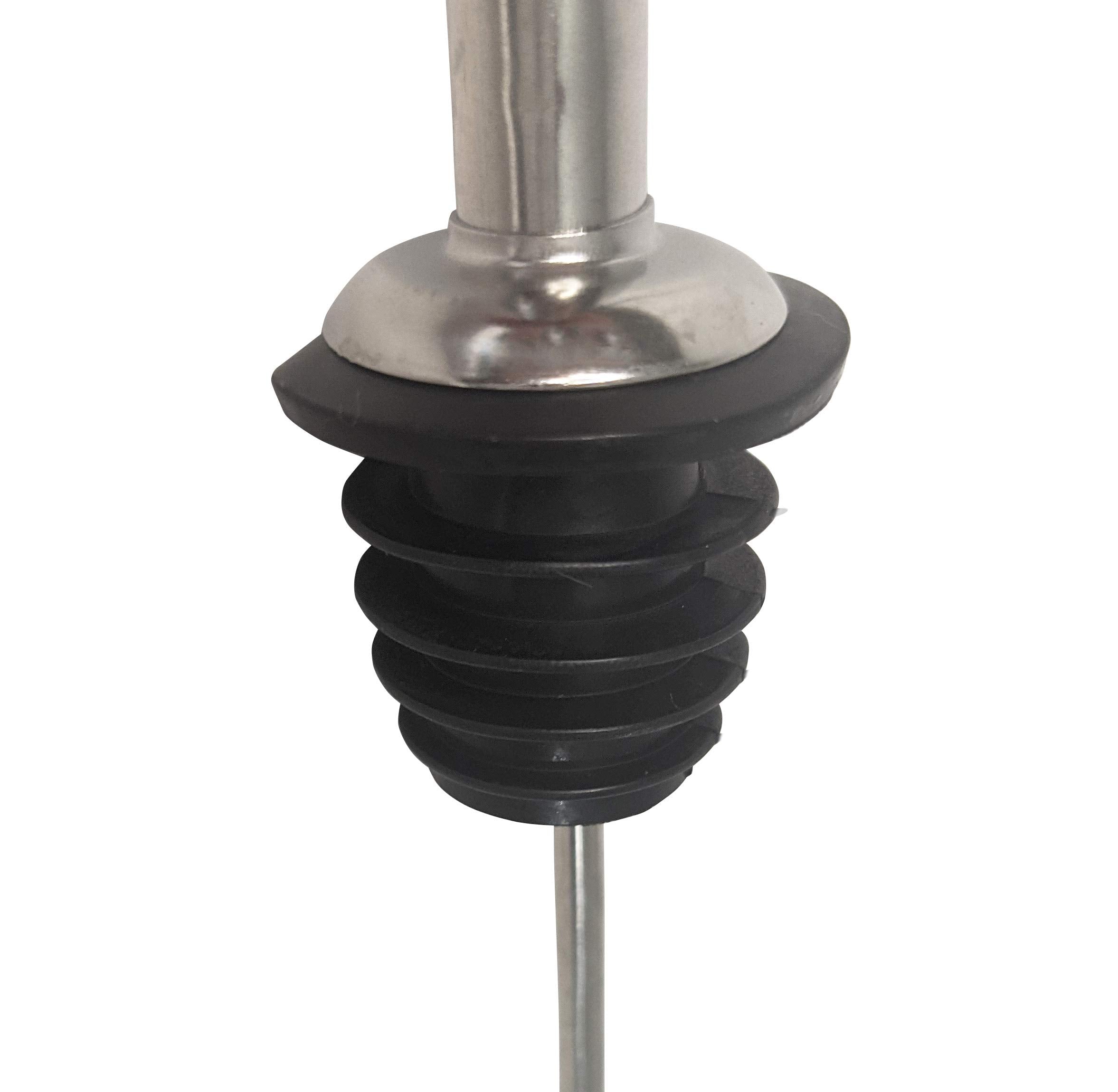 Update International 4 1/2'' Stainless Steel Free-Flow Speed Pourer [Set Of 12]
