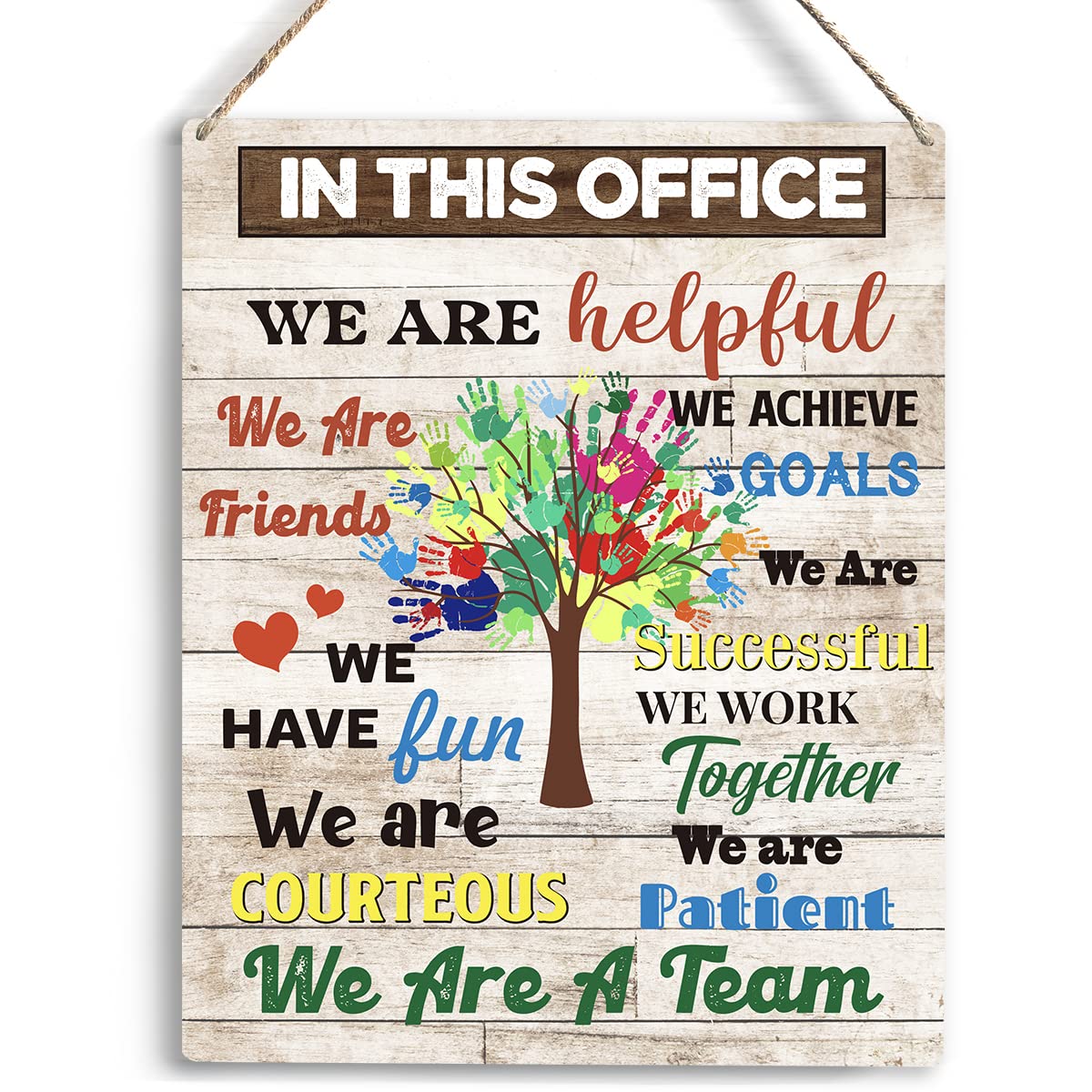 Psych Merchandise School Counselor Mental Health Team Wooden Hanging Sign - Inspirational Wall Decor for Office Teacher - 10x8 I