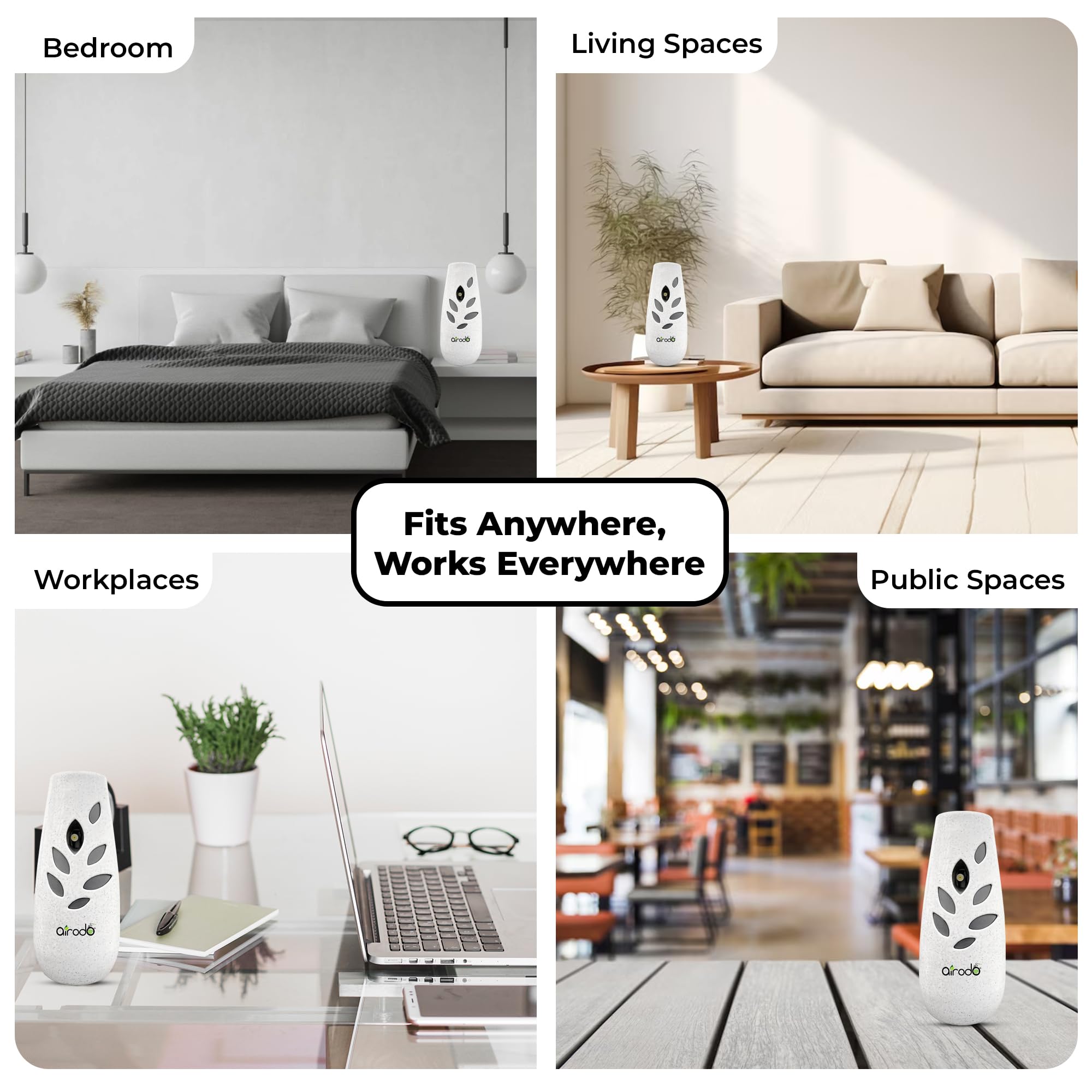 Airodo Automatic Room Fresheners Refill Air Matic Boost Home Fragrance With 2300 Sprays Each Bottle Mix Pack Of 6