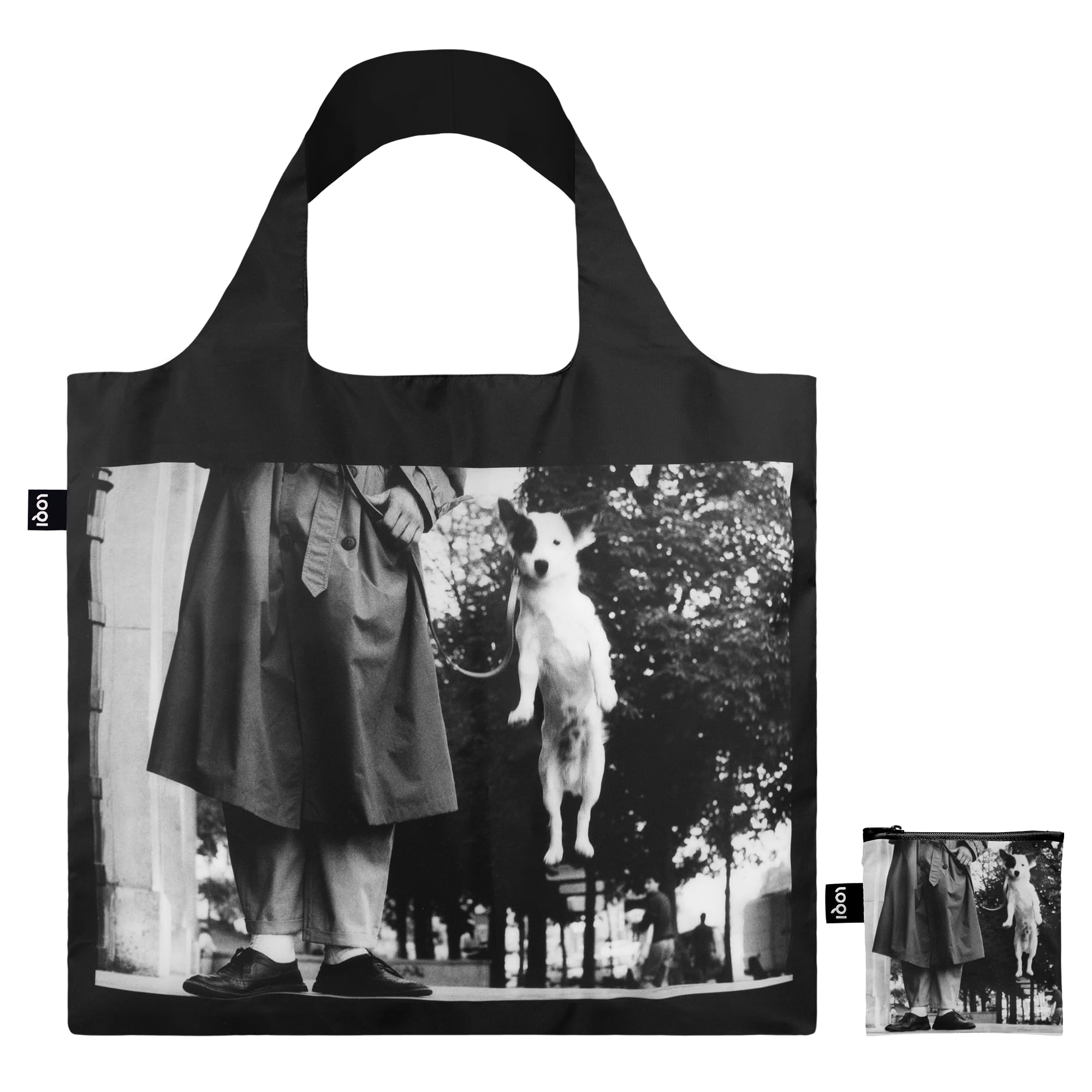 LOQI ELLIOTT ERWITT Dog Jumping Recycled Bag
