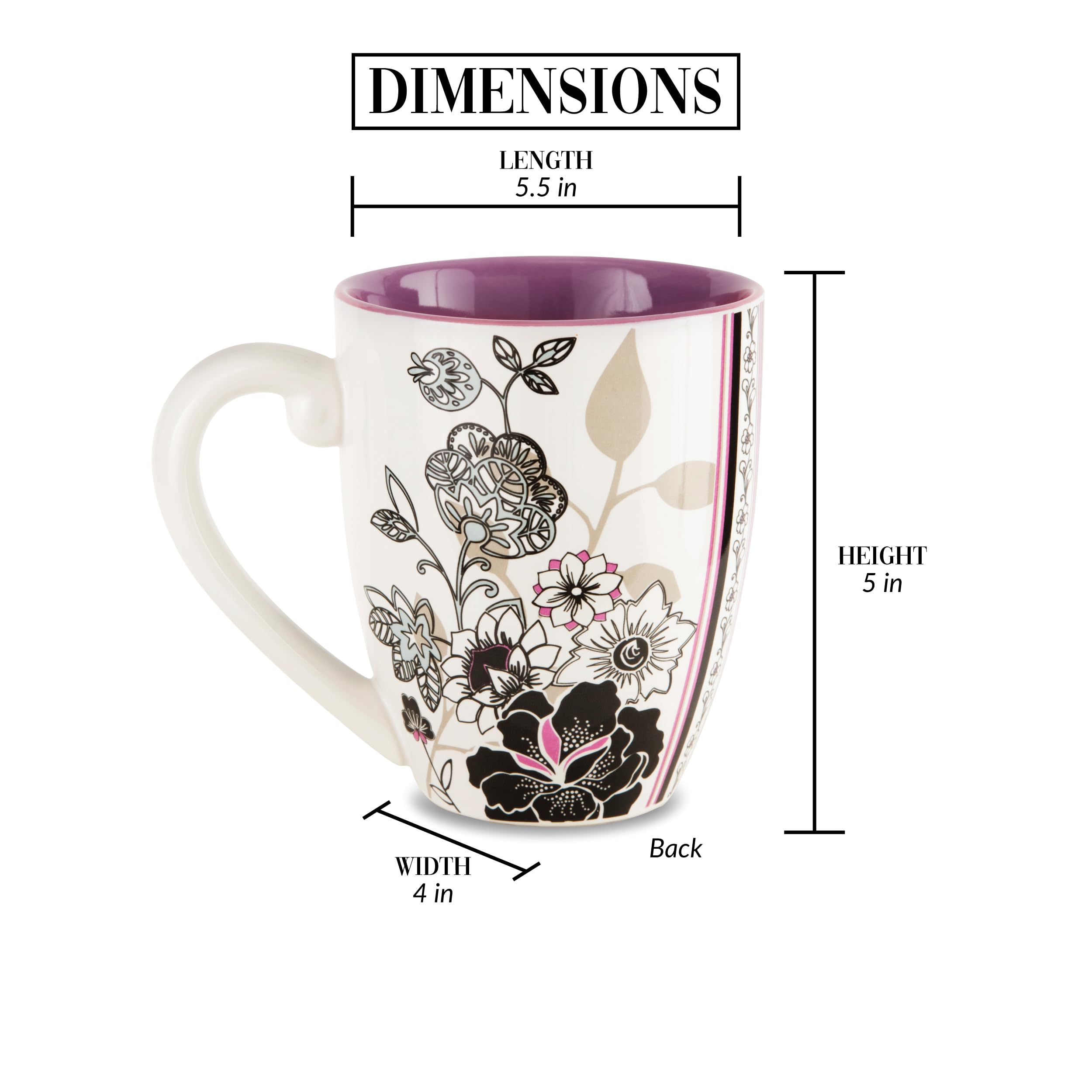 Mark My Words Sister Mug, 4-3/4-Inch, 20-Ounce Capacity