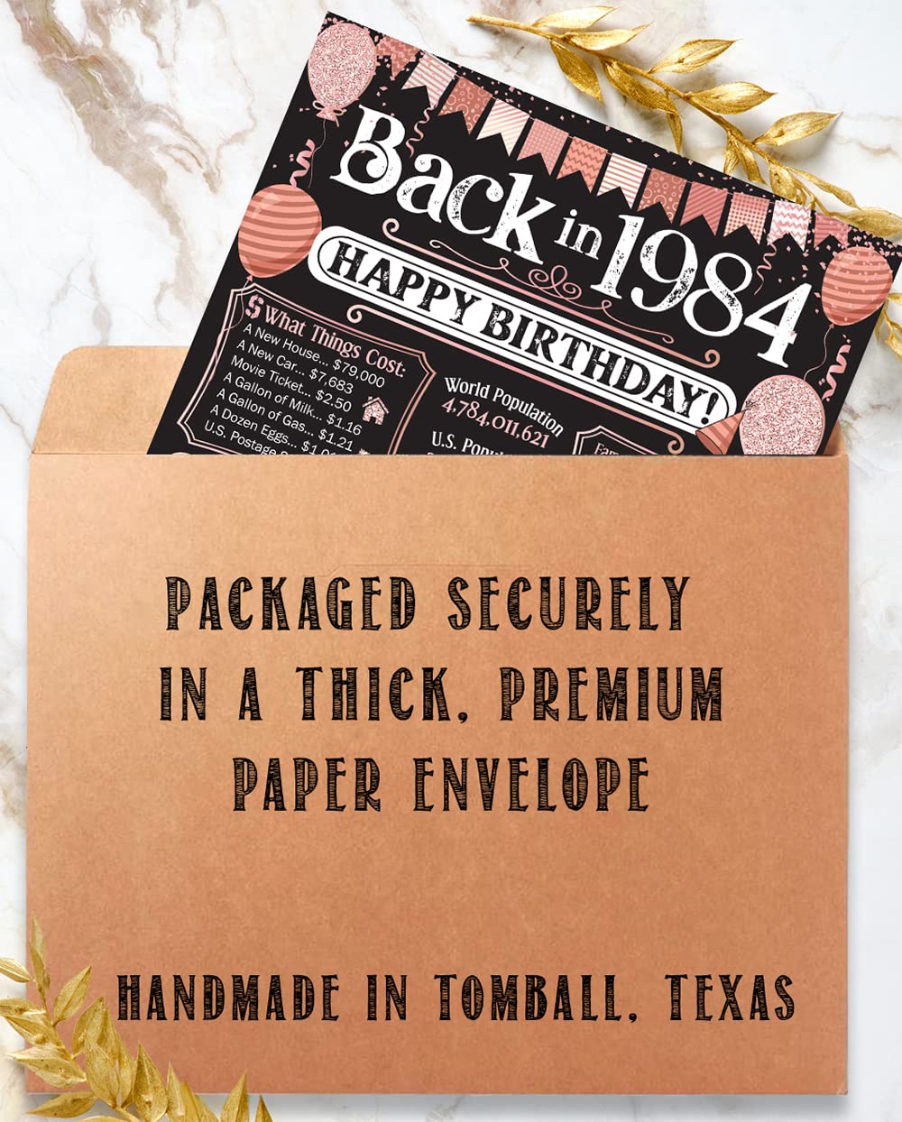 41st Birthday Party Decorations for 41st Birthday (Forty-one) - Remembering The Year 1984 - Party Supplies - Gifts for Men and W