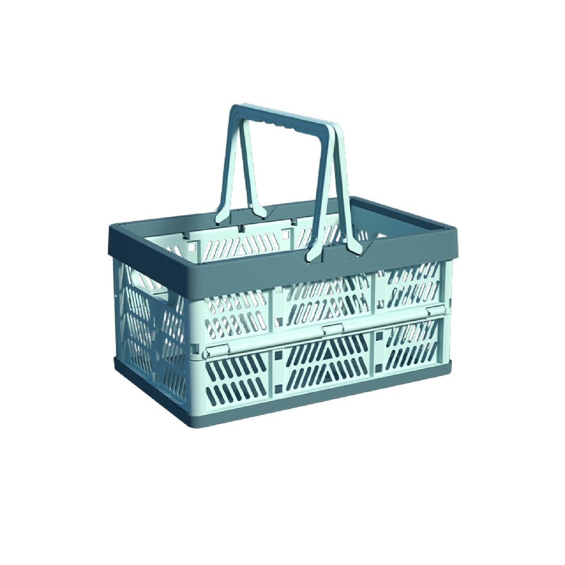 Jvcv Collapsible Storage Bins With Handles  Stackable Folding Crates For Home & Office | Multipurpose Organizer Box For Clothes