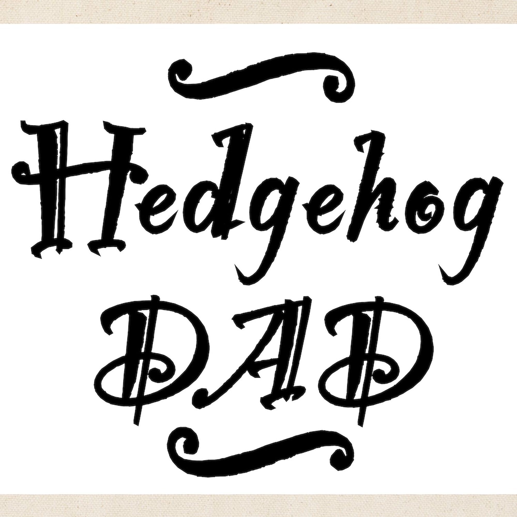 Cafepress Hedgehog Dad Tote Bag Natural Canvas Tote Bag, Reusable Shopping Bag