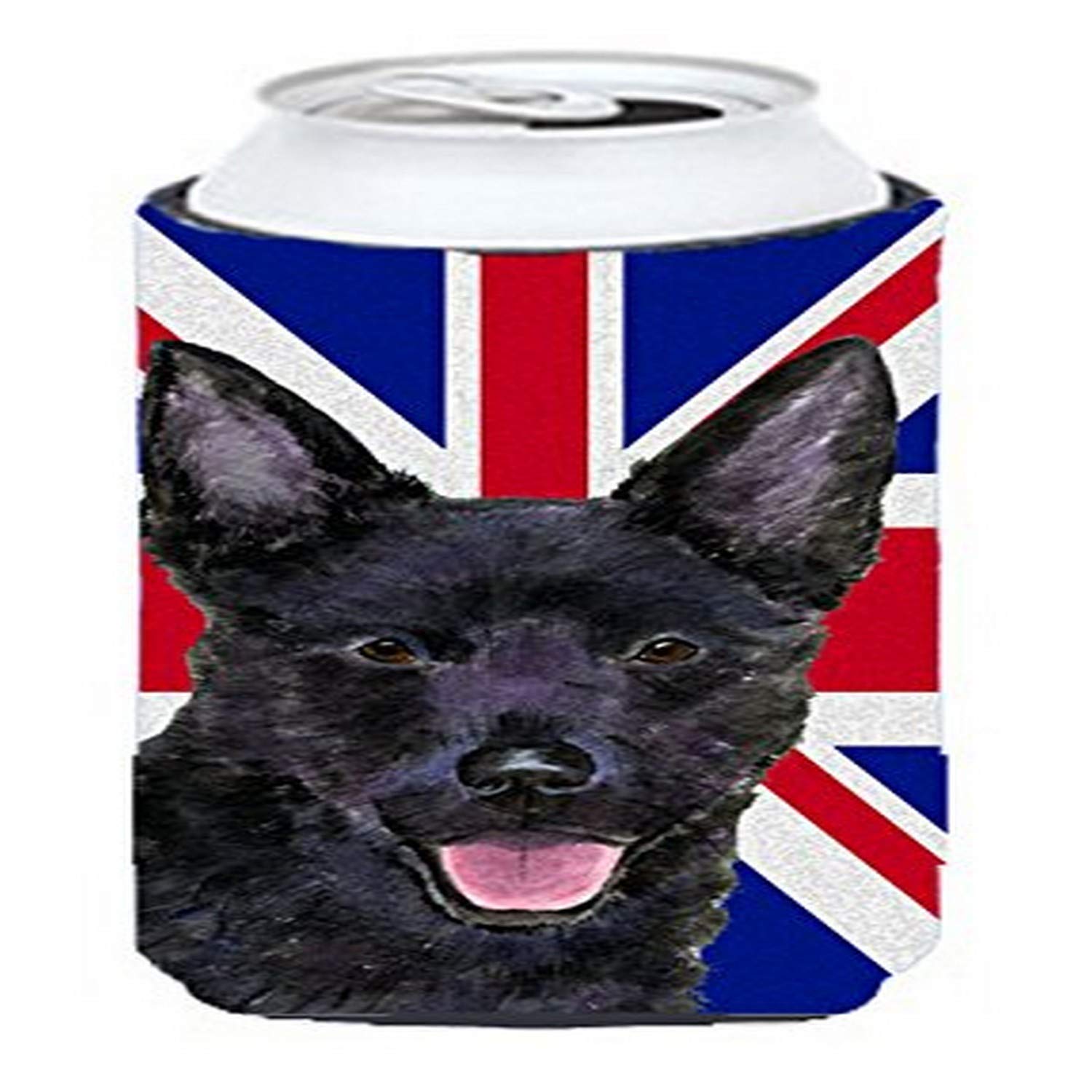 Caroline'S Treasures Ss4940Tbc Australian Kelpie With English Union Jack British Flag Tall Boy Hugger Can Cooler Sleeve Hugger M