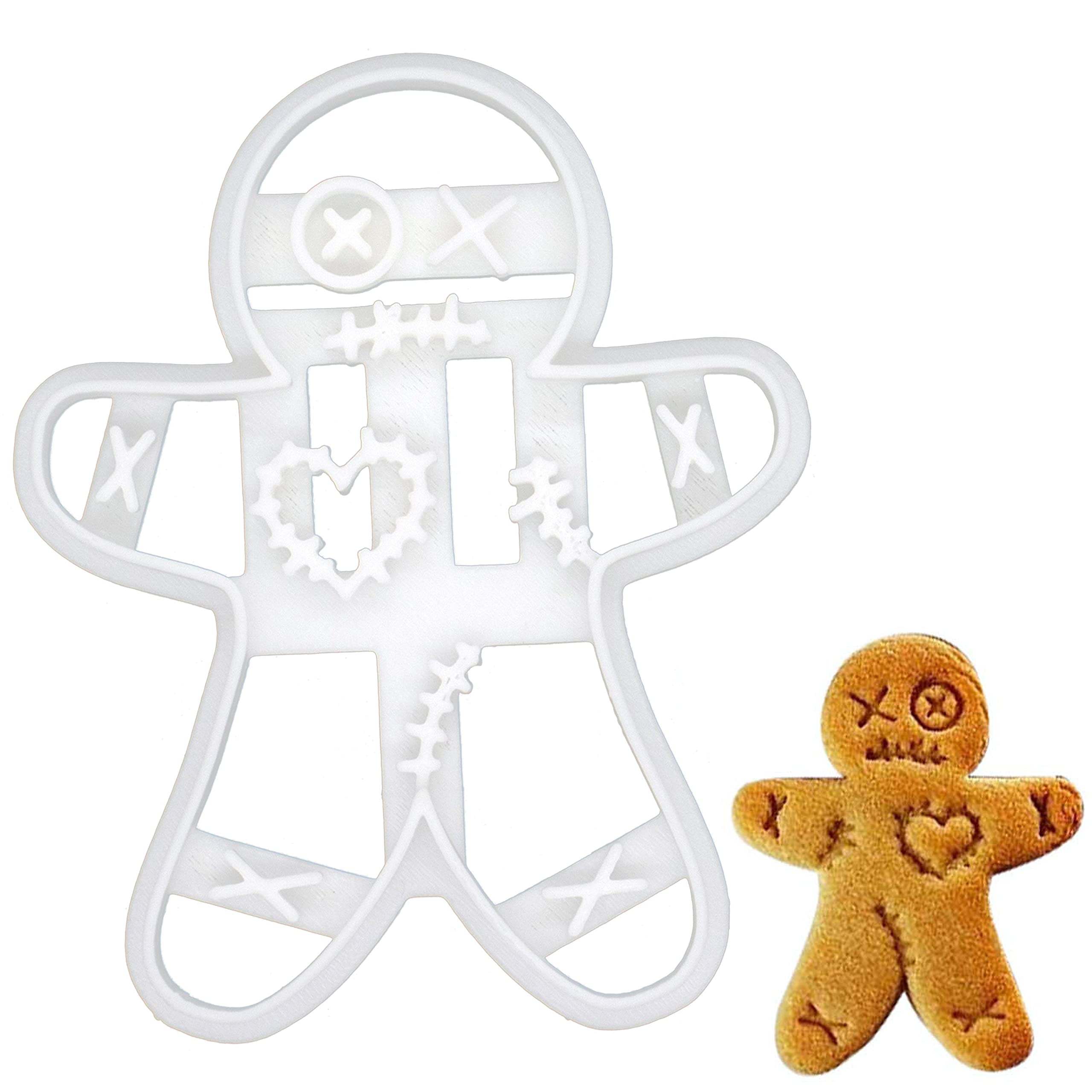Voodoo Gingerbread Man Cookie Cutter, 1 Piece - Bakerlogy