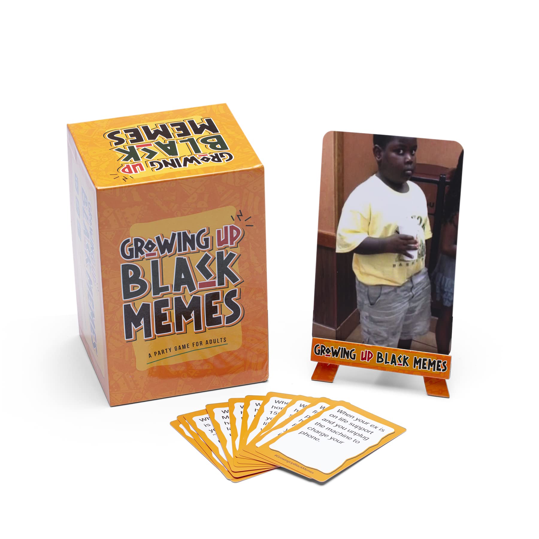 Out Of Bounds Growing Up: Black Memes - A Party Game For Adults, Come Up With The Best Captions, Hilarious Game Night, Ages 17+