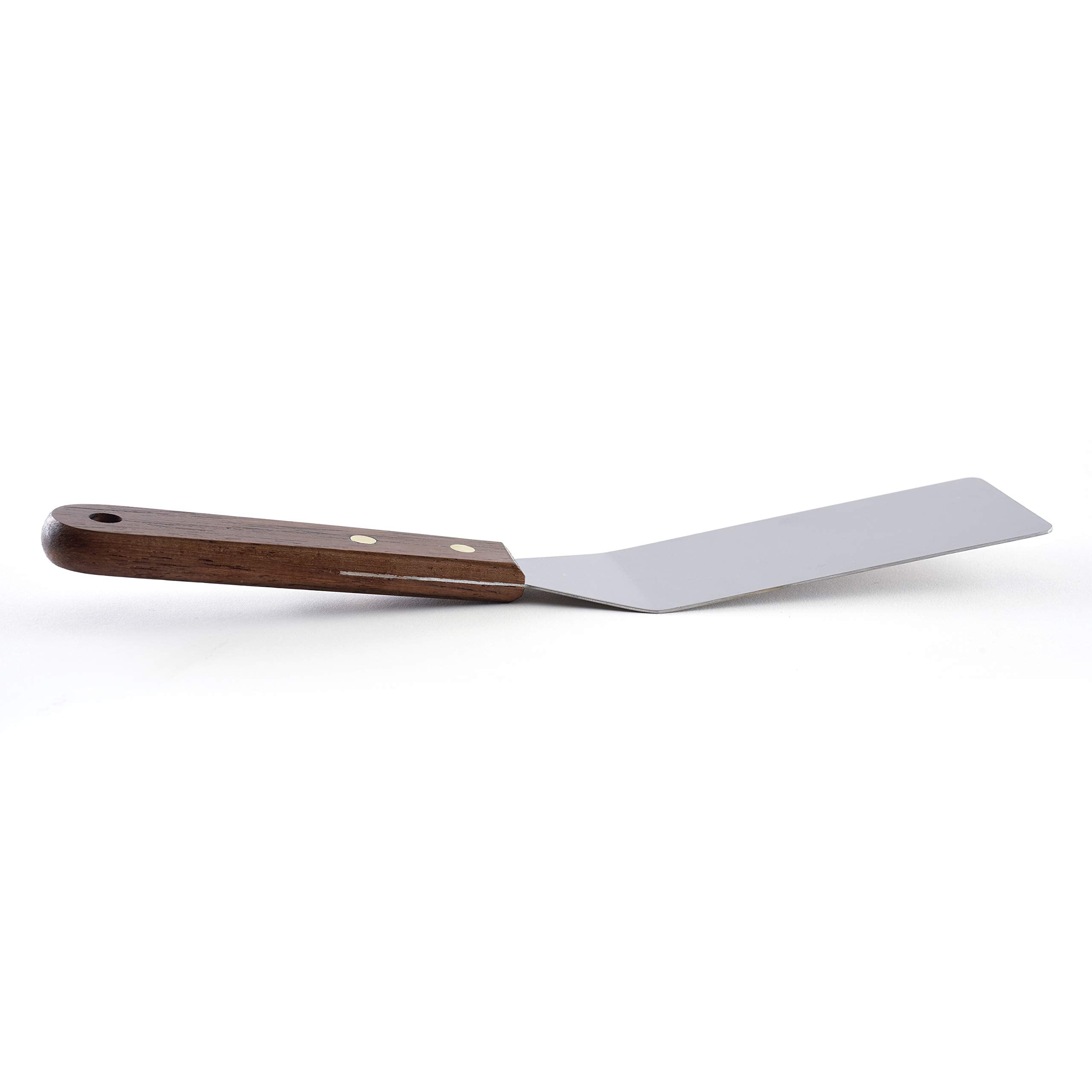 Norpro Stainless Steel Server/Spatula With Wood Handle, 10In/25.5Cm, As Shown