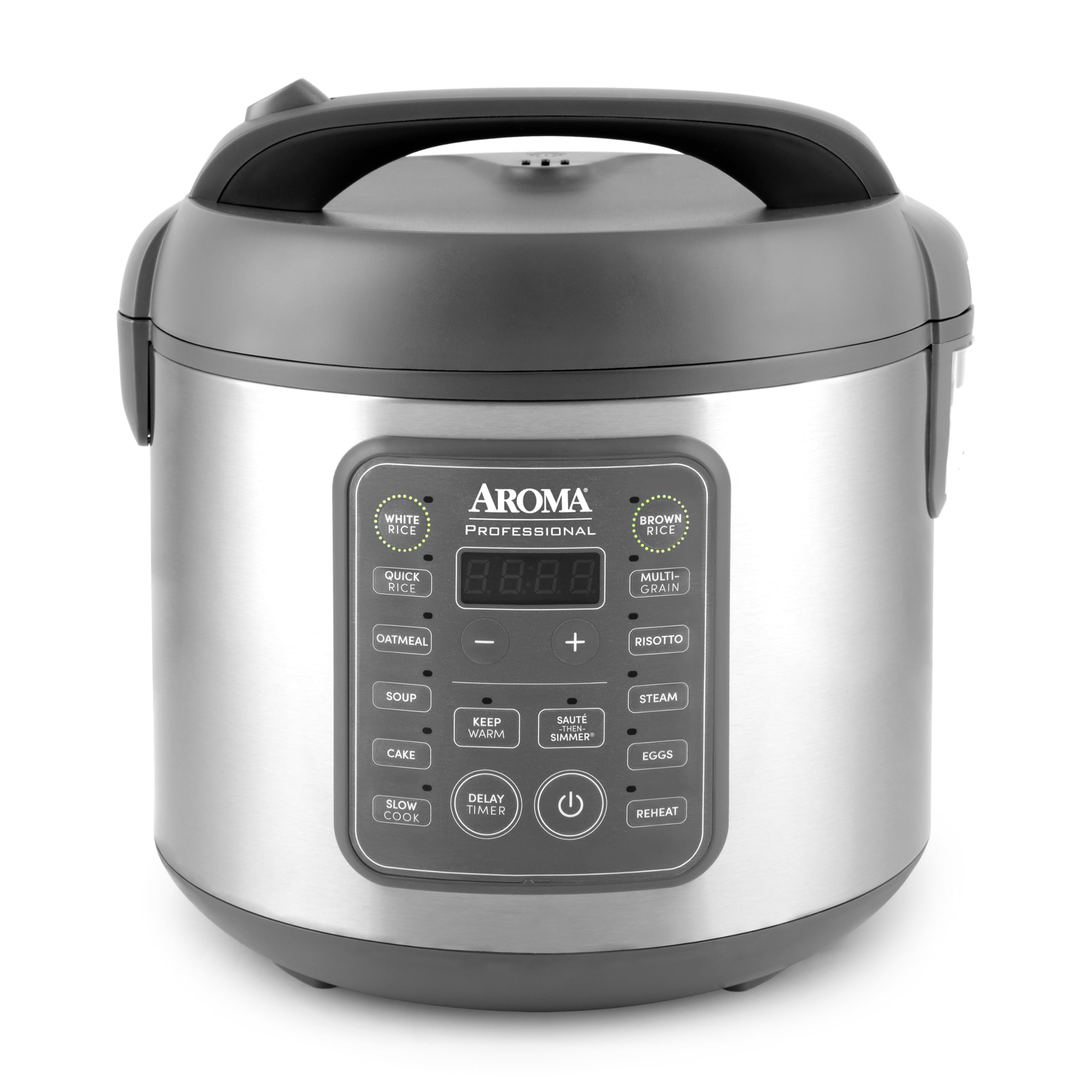 AROMA Professional Digital Rice Cooker, 10-Cup (Uncooked) / 20-Cup (Cooked), Multicooker, Slow Cooker, Steamer, Oatmeal Cooker, 