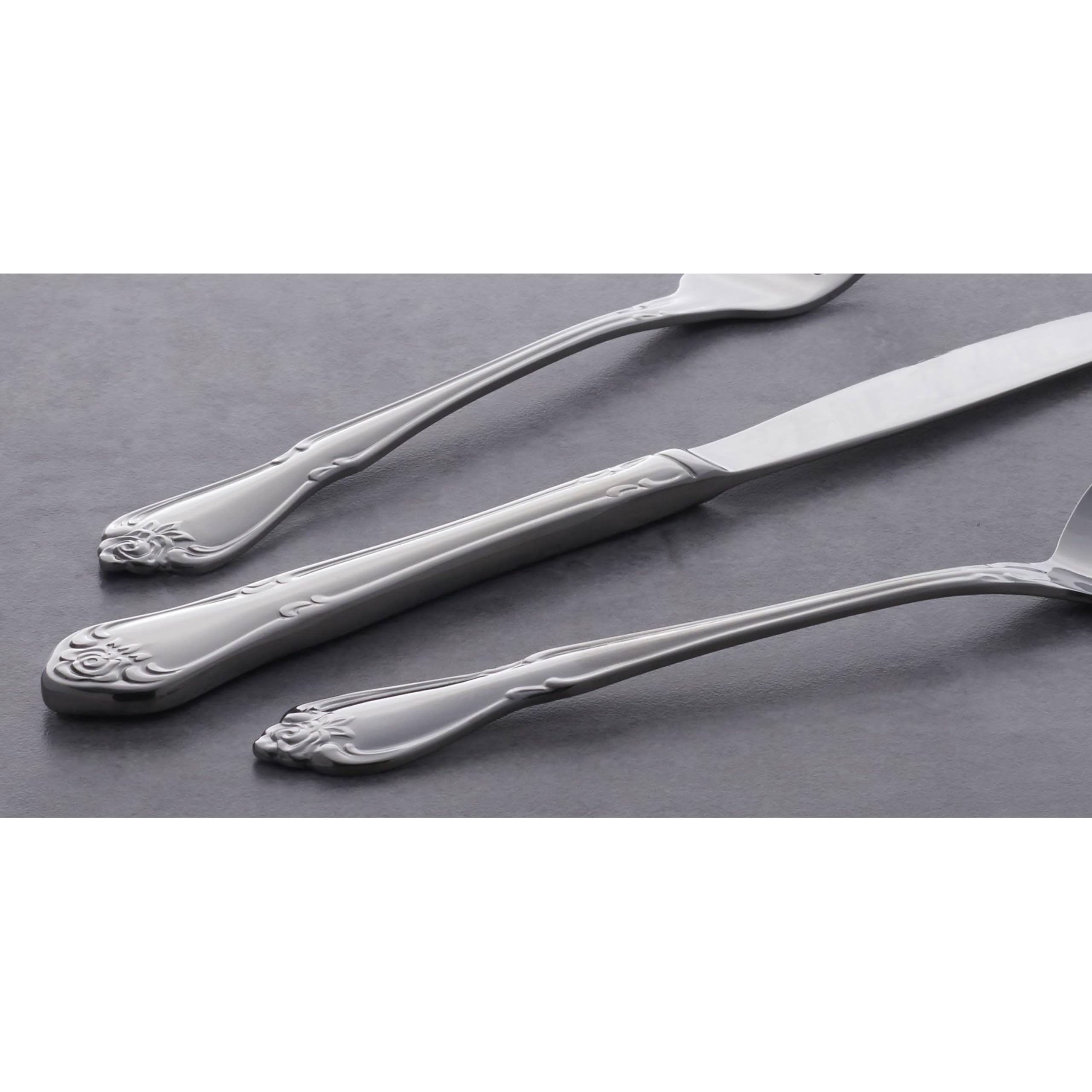 Oneida True Rose Dinner Forks, Silver Set Of 4