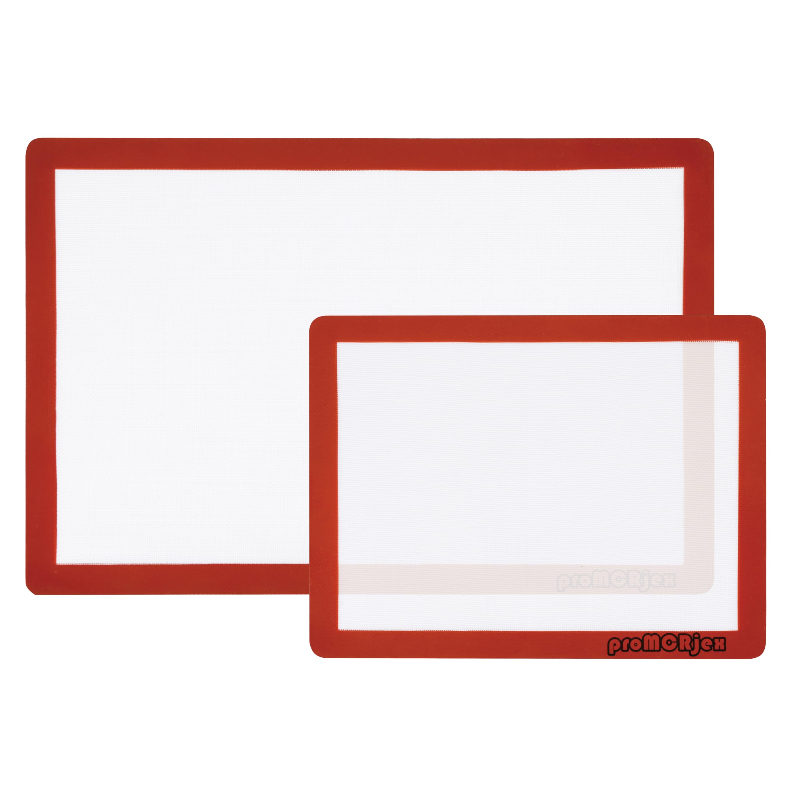 Promcrjex Silicone Baking Mats Half Sheet/Full Sheet Non-Stick Cookie Sheet For Baking Silicon Baking Mat Set (12    X 16    & 1