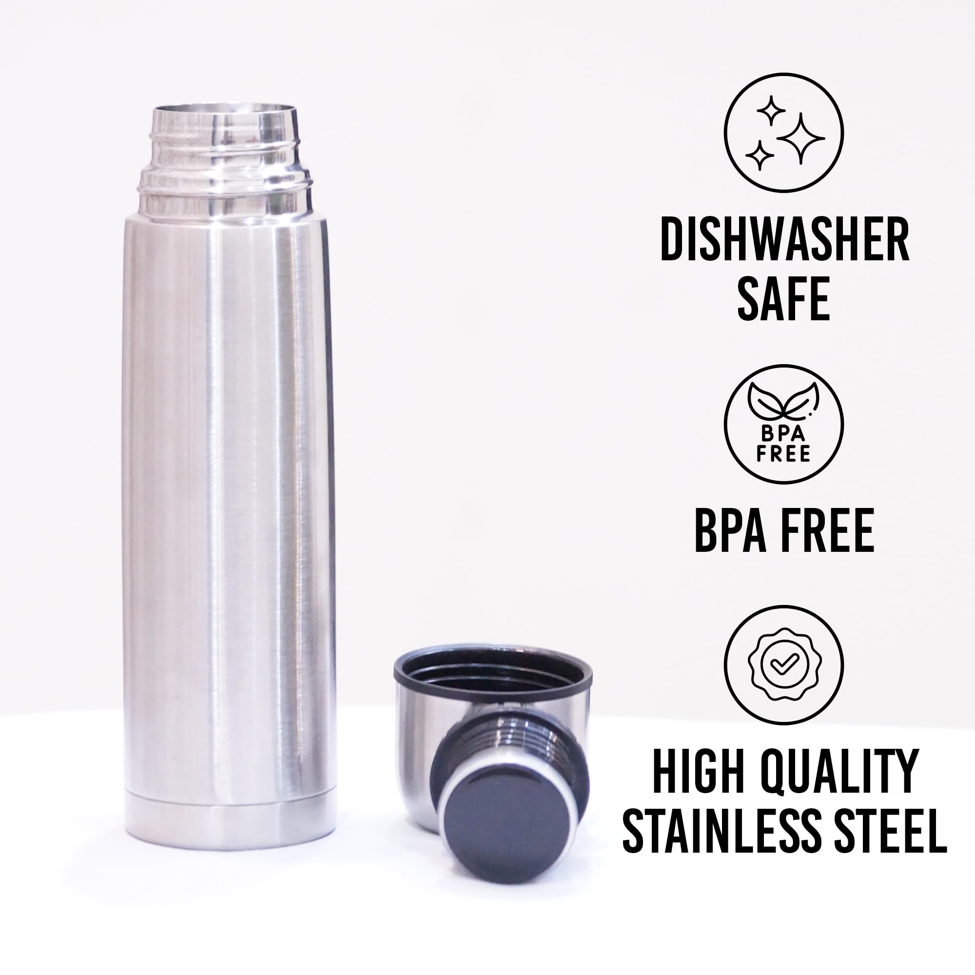 Best Stainless Steel Coffee Thermo, Bpa Free, New Triple Wall Insulated, Hot & Cold For Hours. (34 Oz/1000Ml)
