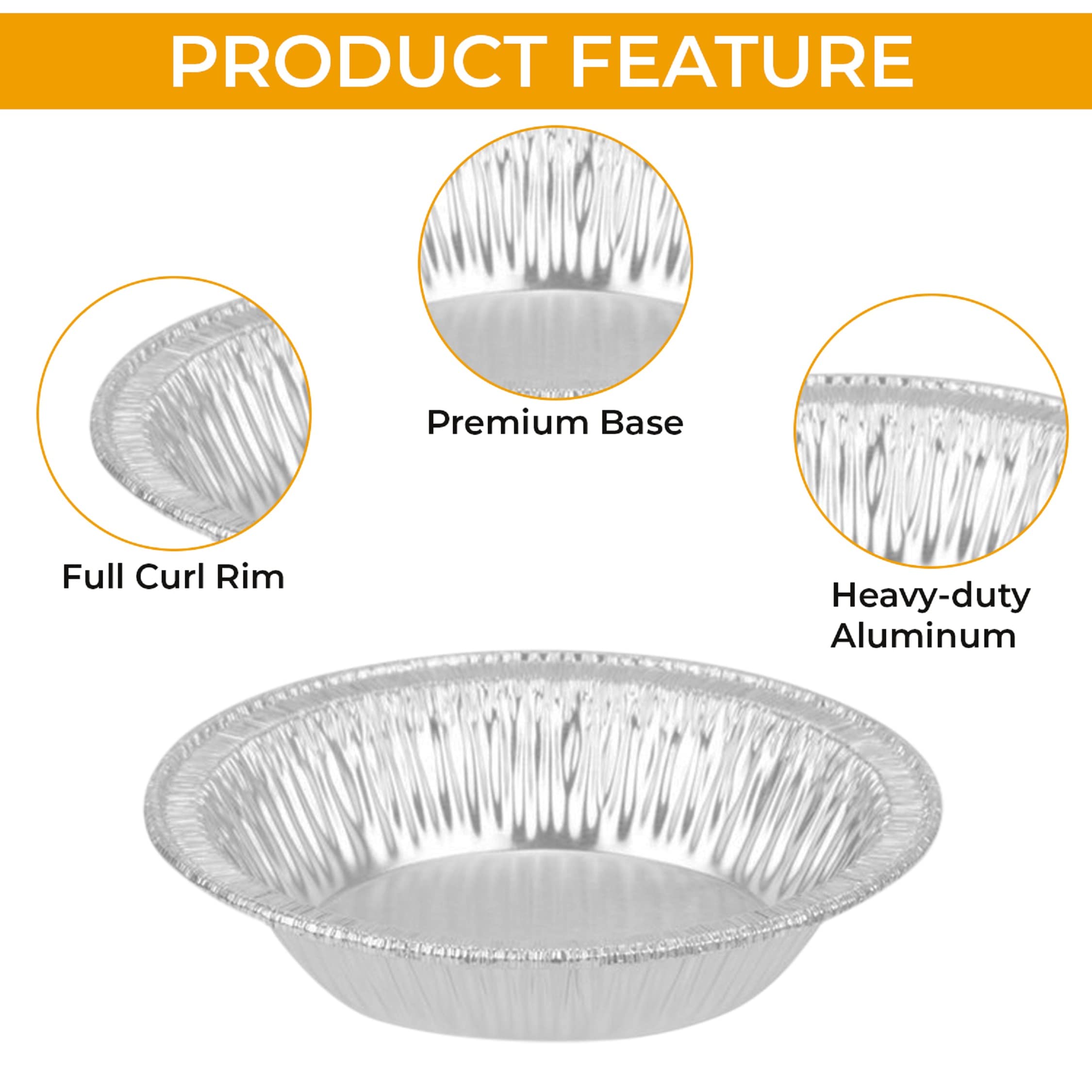 The Baker Celebrations Aluminum Foil Disposable Baking Tart Pans 4-1/4 Inches - Pie Tins - Small Pan - Made In Usa (Pack Of 100)