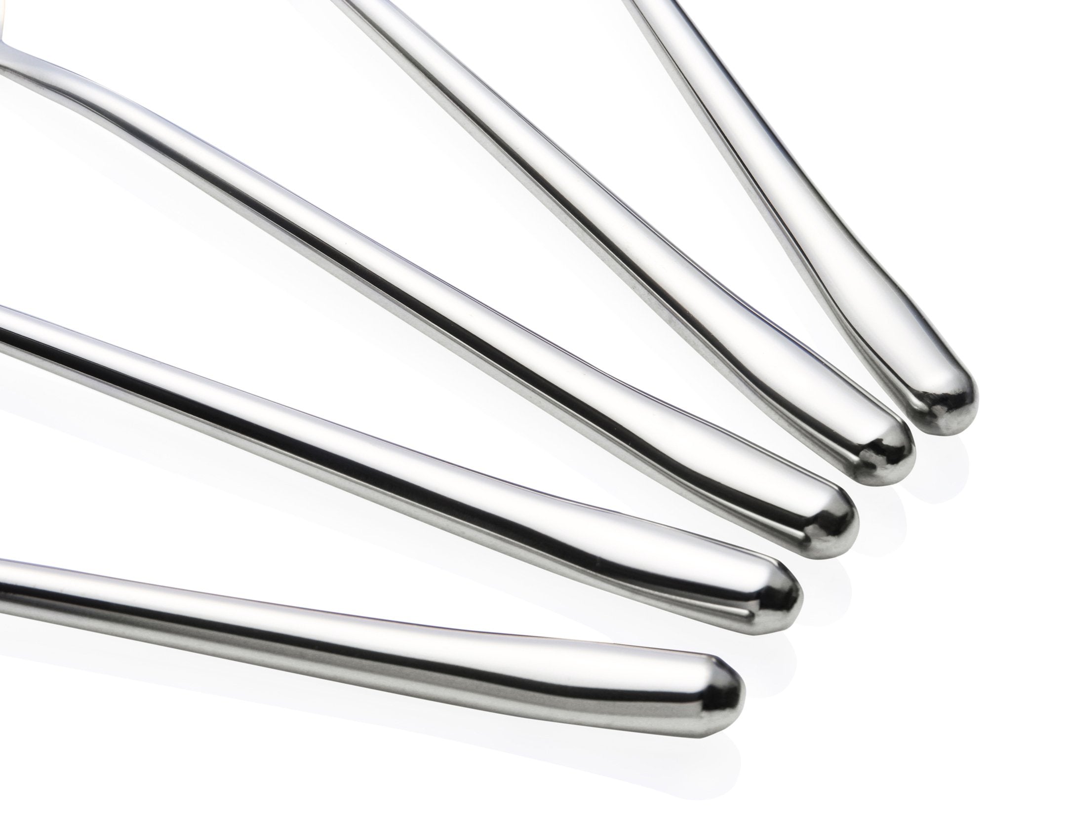 Korean Long Handled Soup Spoon, Pack Of 5,Bar Spoons Long,Silver,Set Of 5