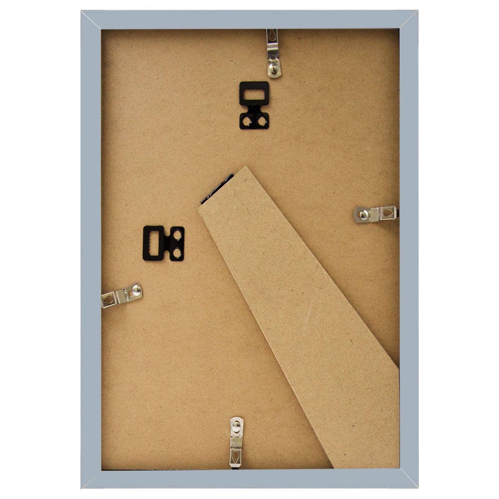 THCASITO Picture Frames 8x12 Rustic Brown Photo Frames without Mat for Wall and Tabletop Decor, Set of 2