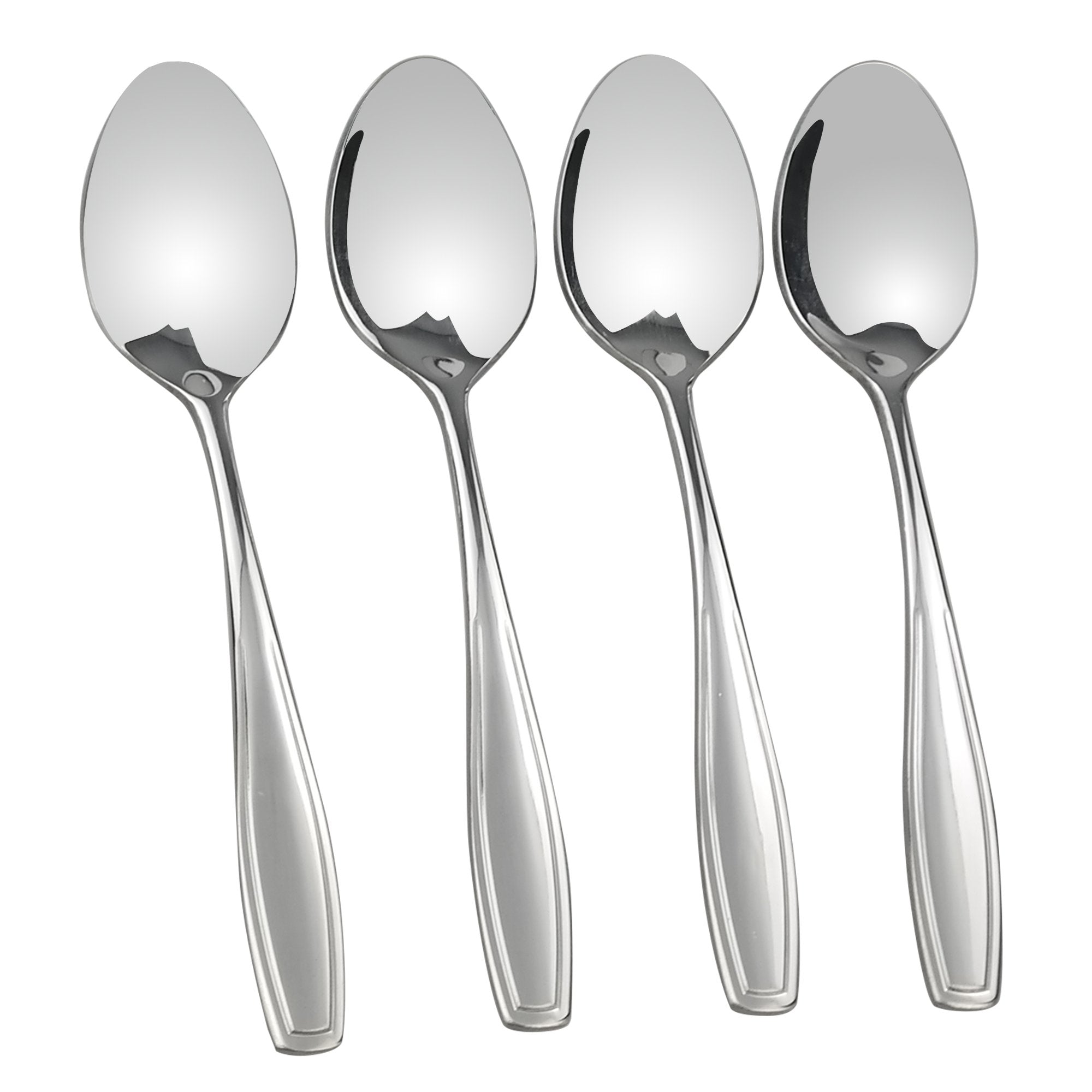Pekky Stainless Steel Dessert Spoon Set, 12 Pieces/6.7-Inch Small Spoons