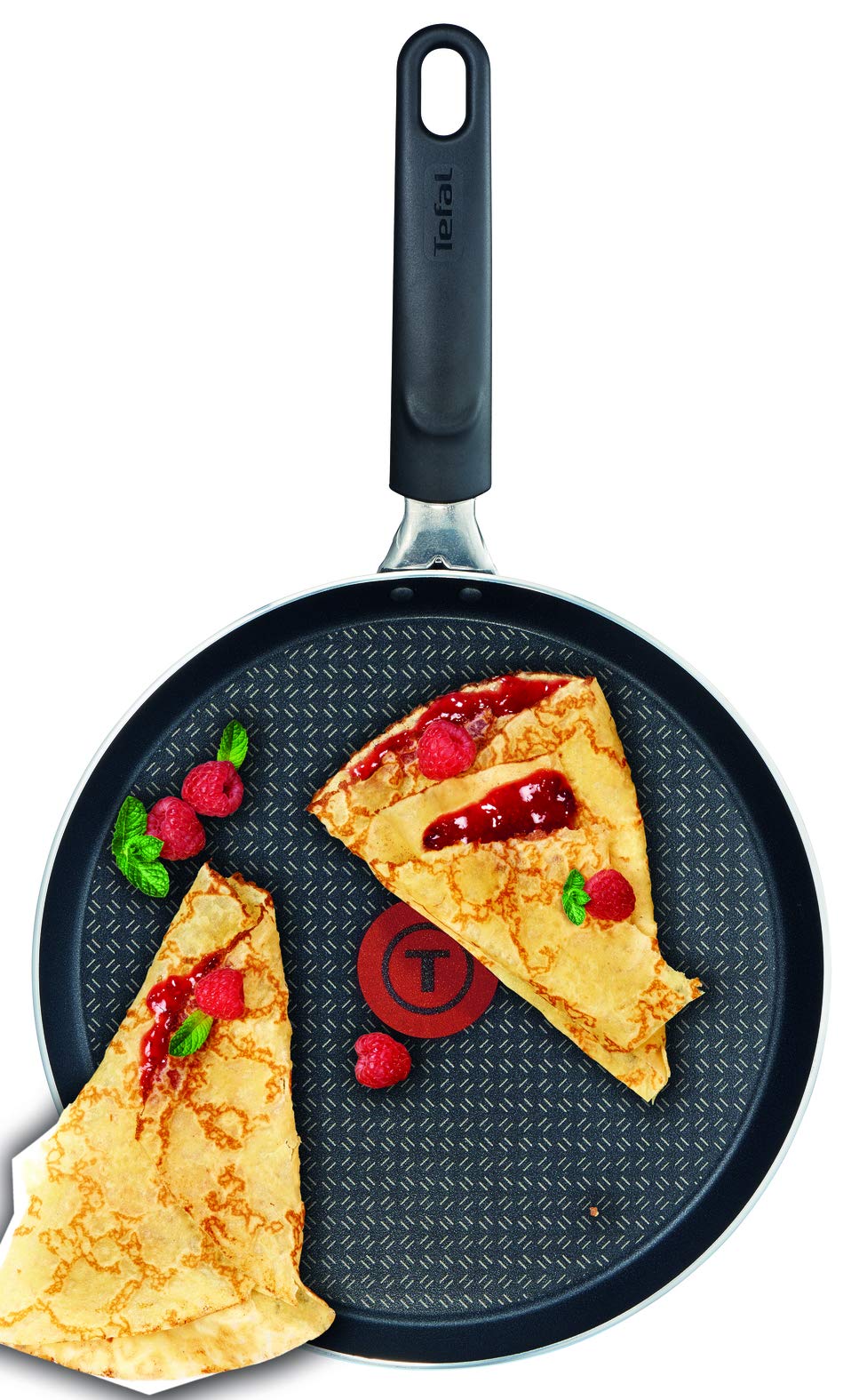 Tefal Elegance Aluminium Crepe Pan  Aluminium  Black  43 x 25 8 x 5 5 cm