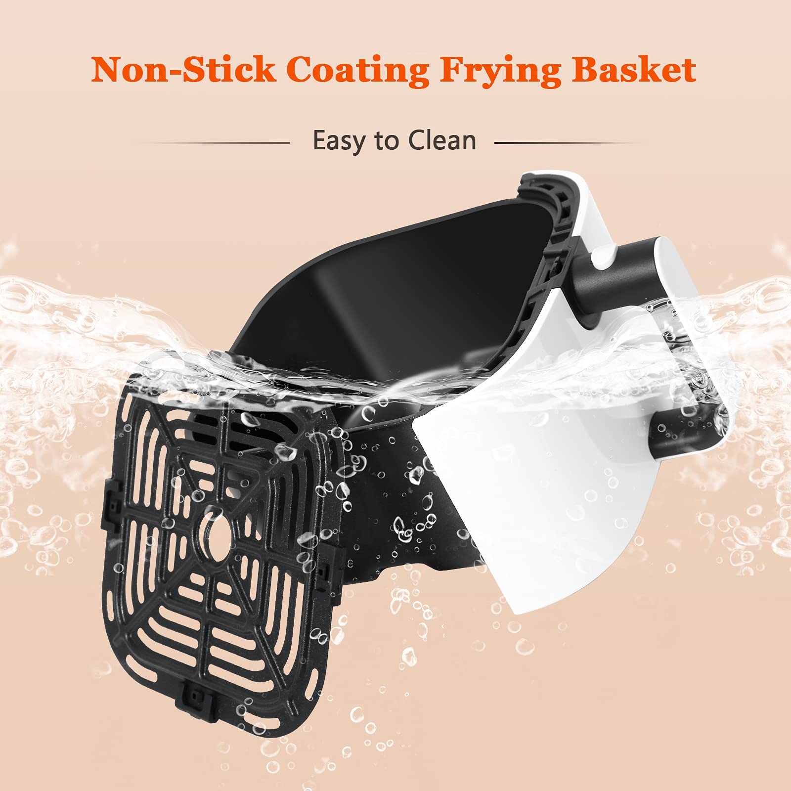 4.2 Quart Compact Air Fryer,4L 1500W Air Fryer Oven Pizza Cooker With Rapid Air Circulation,30 Minute Timer And Adjustable Tempe