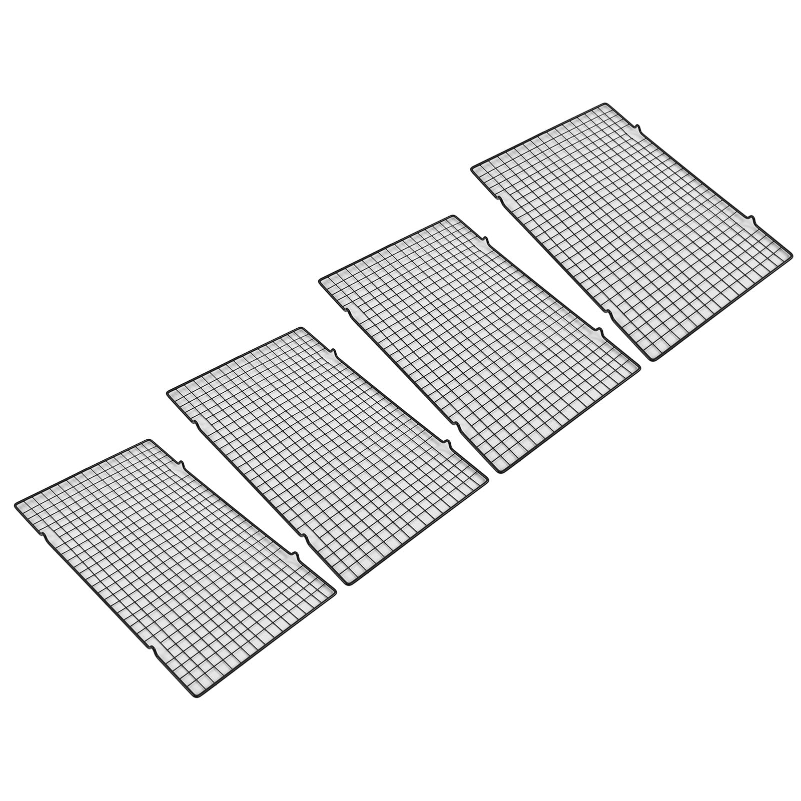 Cooling Rack, 4PCS Rustproof Cooling Tray Heat Resistance for Baking for Kitchen