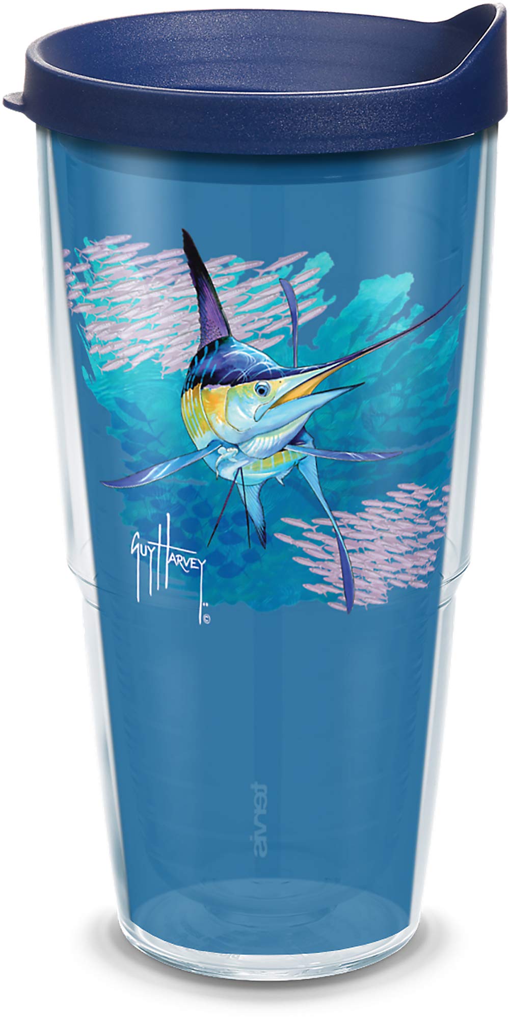 Tervis Guy Harvey Offshore Haul Marlin Insulated Tumbler 24oz Clear