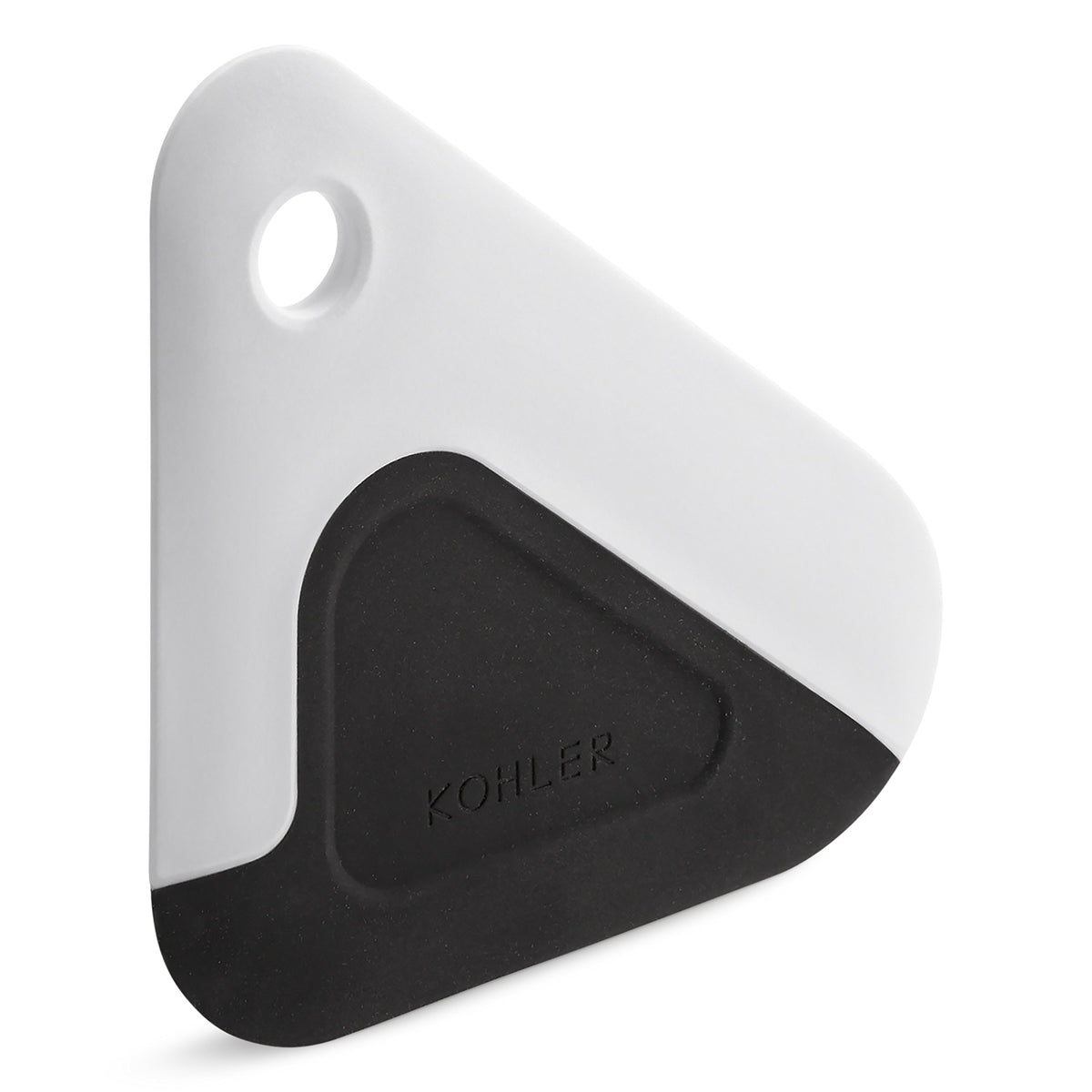Kohler K-8624-0 Kitchen Pot And Pan Dish Scraper, Silicone And Nylon, Heat Resistant, White And Charcoal, One Size
