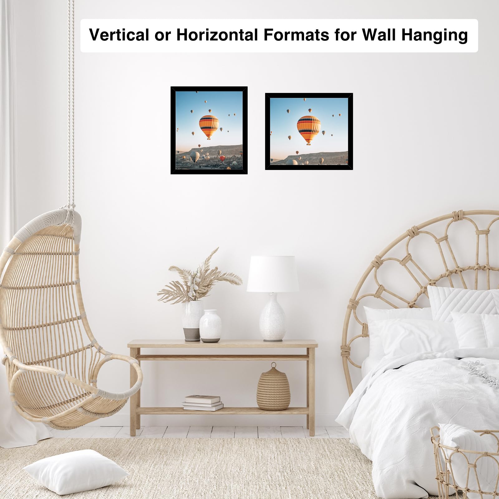JCJMY 10x11 Picture Frame Black for Wall Hanging, Wall Mounting Horizontally or Vertically, 10 x 11 Wall Gallery Poster Photo Fr