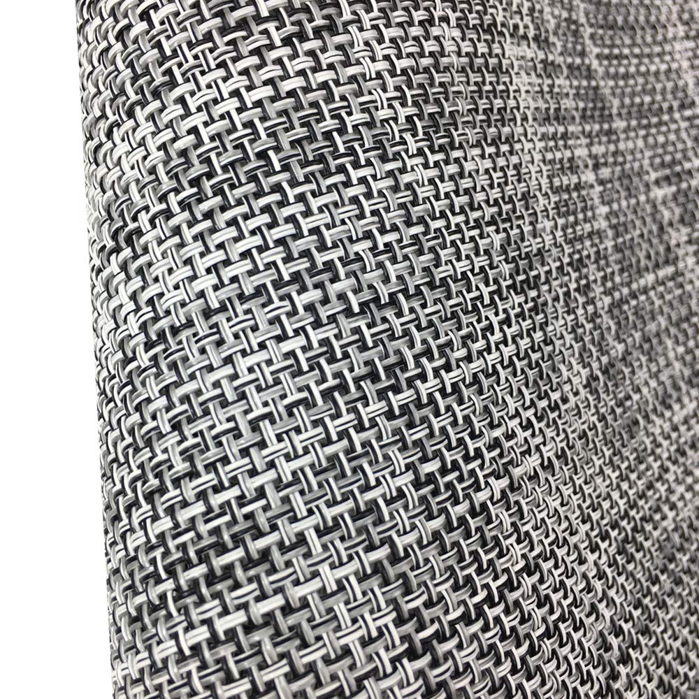 Wedge Placemats Set Of 4 Vinyl Placemats For Round Tables Woven Non-Slip Heat-Resistant Easy To Clean Wipeable Washable Dinner T