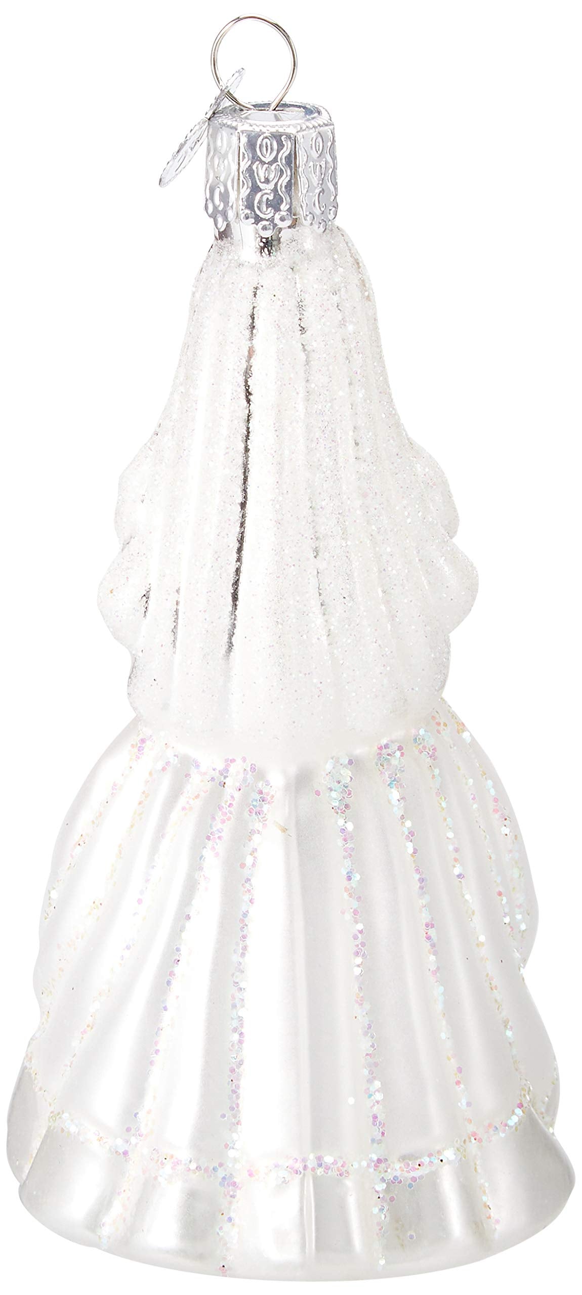 Old World Christmas Glass Blown Ornament Bride-Brunette (10226)