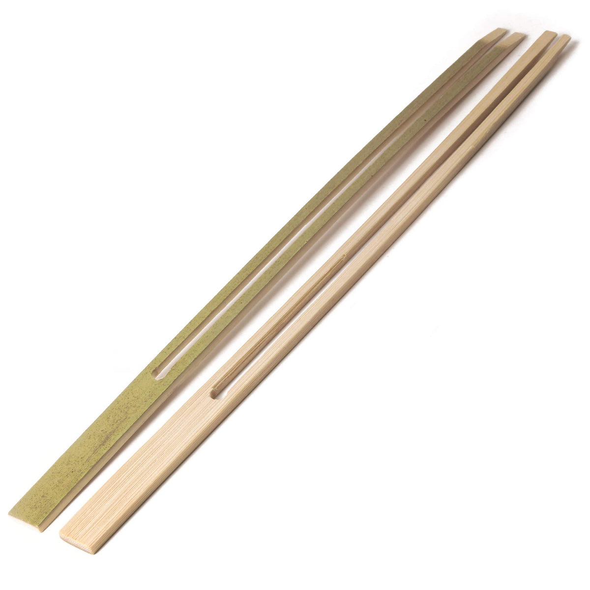 Bamboomn 13Mm Wide Bamboo Double Prong Fondue Sticks Barbecue Grilling Kabob Skewers, 9.8'' Long, 100 Pieces