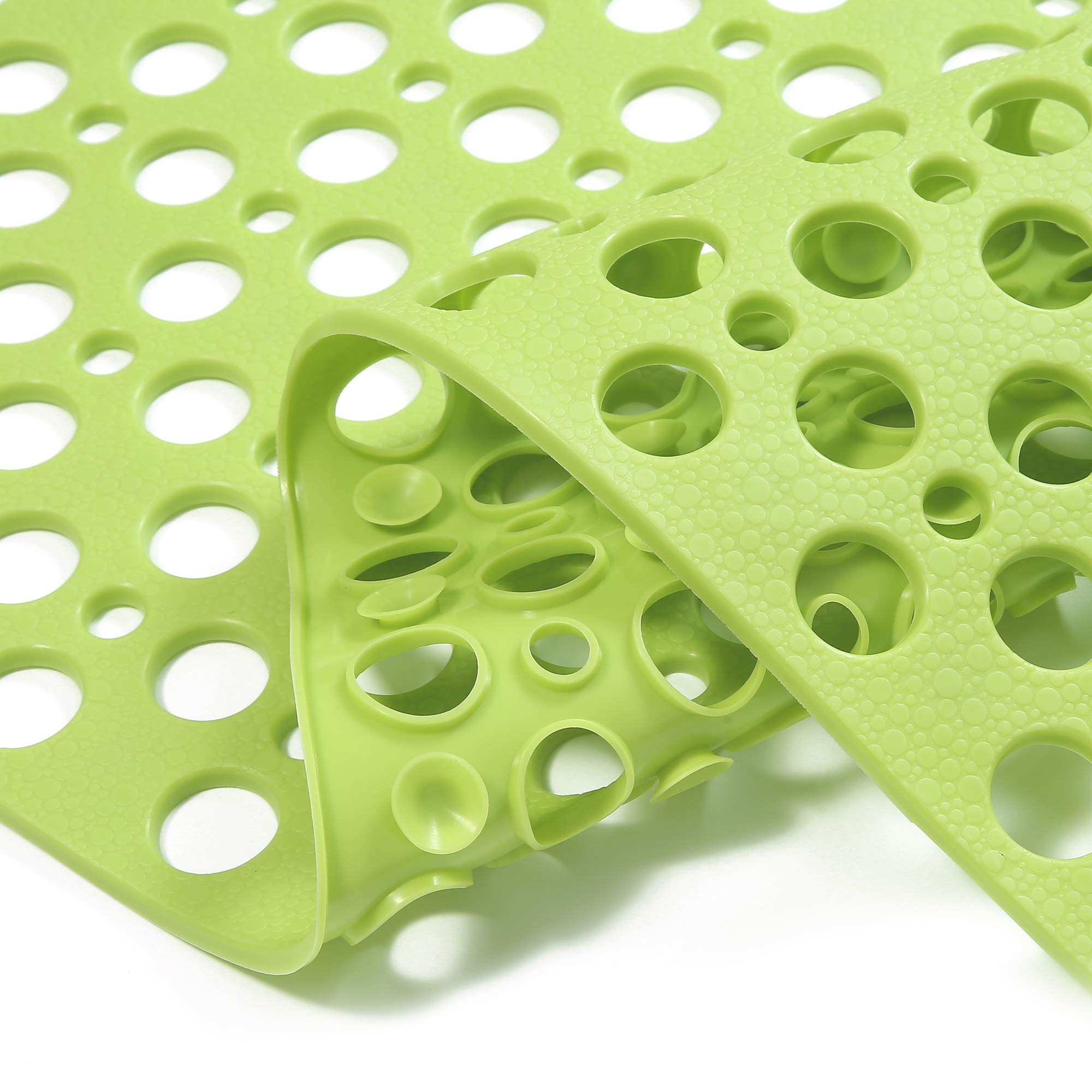 Mantto Nonslip Bathtub Mat Extra Soft Tpe Bath Mat For Kids, Machine Washable Bathroom Shower Mat, Smooth/Non-Textured Tubs Only