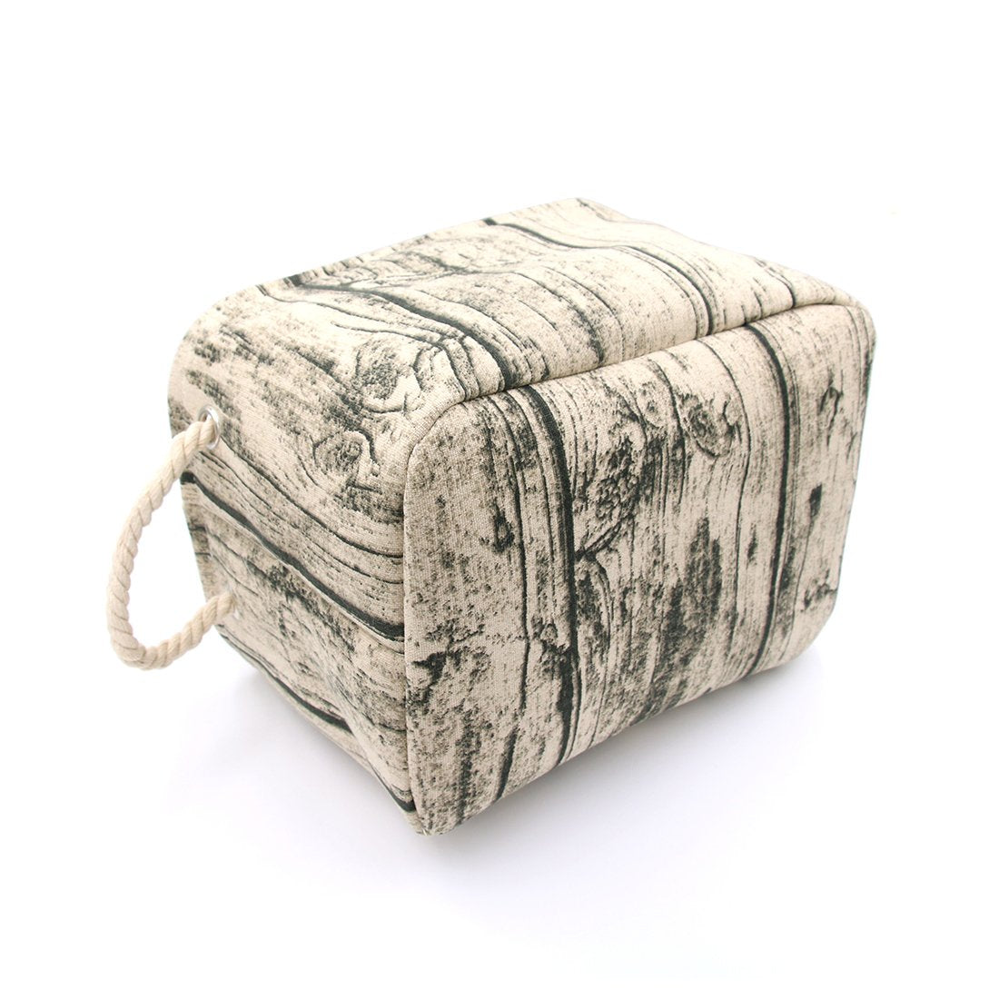 Jacone Stylish Tree Stump Design Rectangular Storage Baskets Durable Fabric Washable Storage Bins Organizers With Rope Handles,