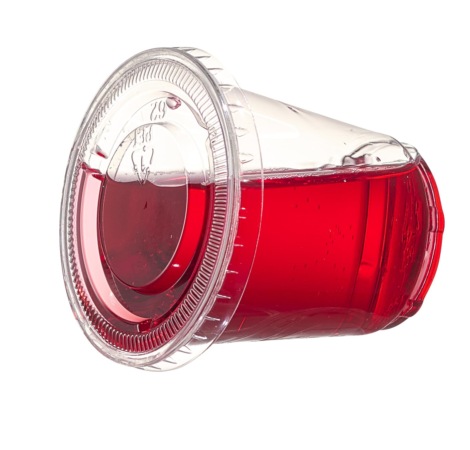 Patchke [ 3 Oz - 100 Cups + 100 Lids ] Premium Quality, Jello Shot Cups With Lids - Leak-Resistant, Easy Snap-On Lids - Clear &