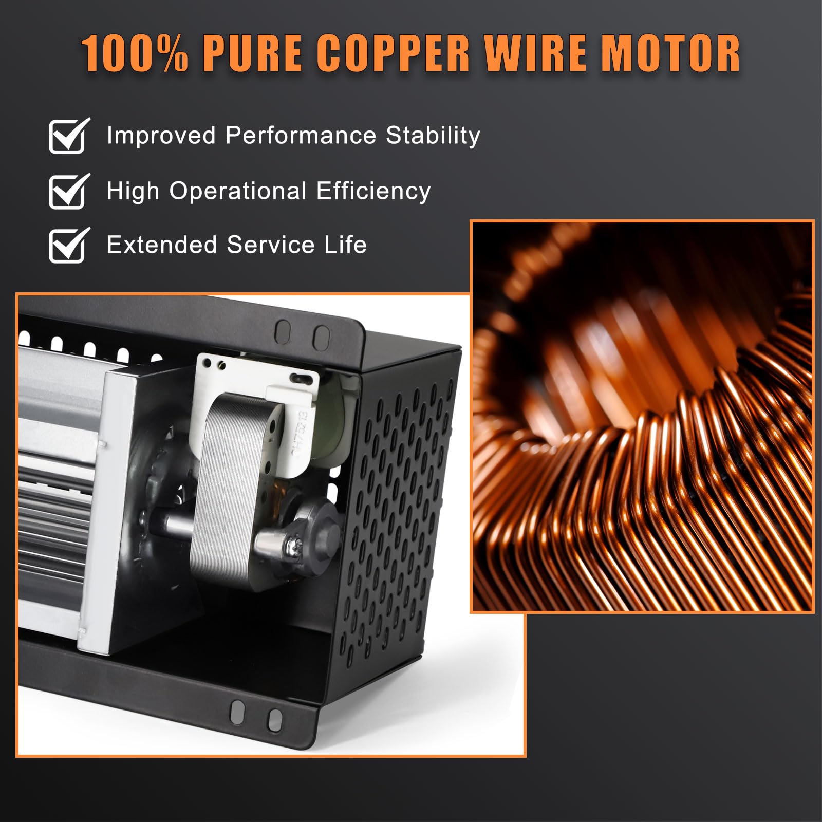 Criditpid S31105 Speed Variable Blower 110V ~ 120V for GHP Group, Monessen/Majestic (MHSC Brands), Majestic Dutchwest Windsor, C