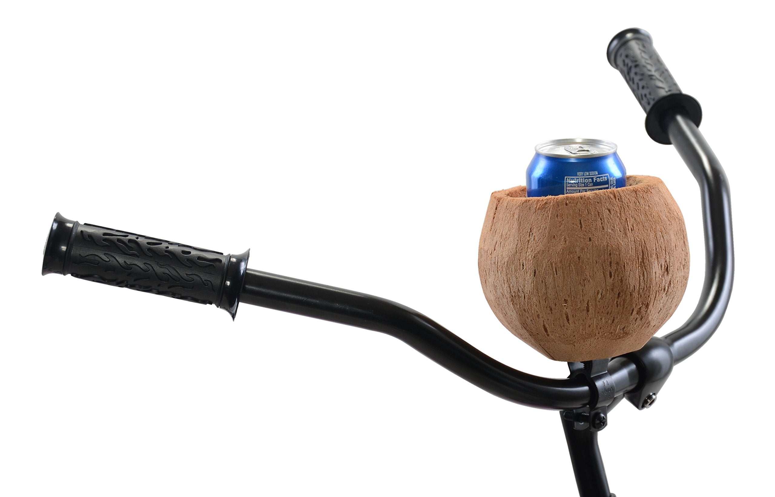 Cruiser Candy Coconut Bicycle Drink Holder, Can Holder, Ebike Coffee Cup Holder, Bike Cell Phone Holder Beach Cruiser Water Bott