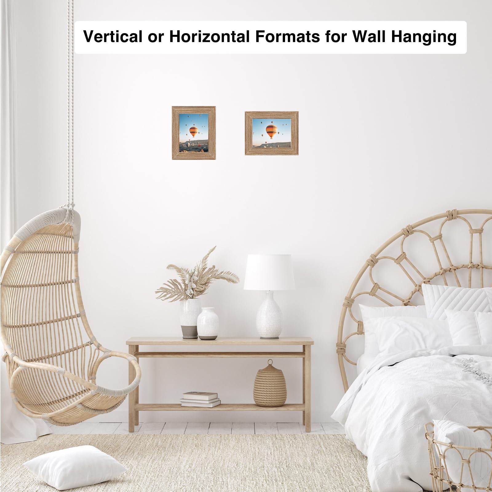 JCJMY 3x4 Picture Frame Black for Tabletop or Wall, 3 x 4 Wall Gallery Poster Photo Frame with Shatter Resistant Plexiglass, Rus