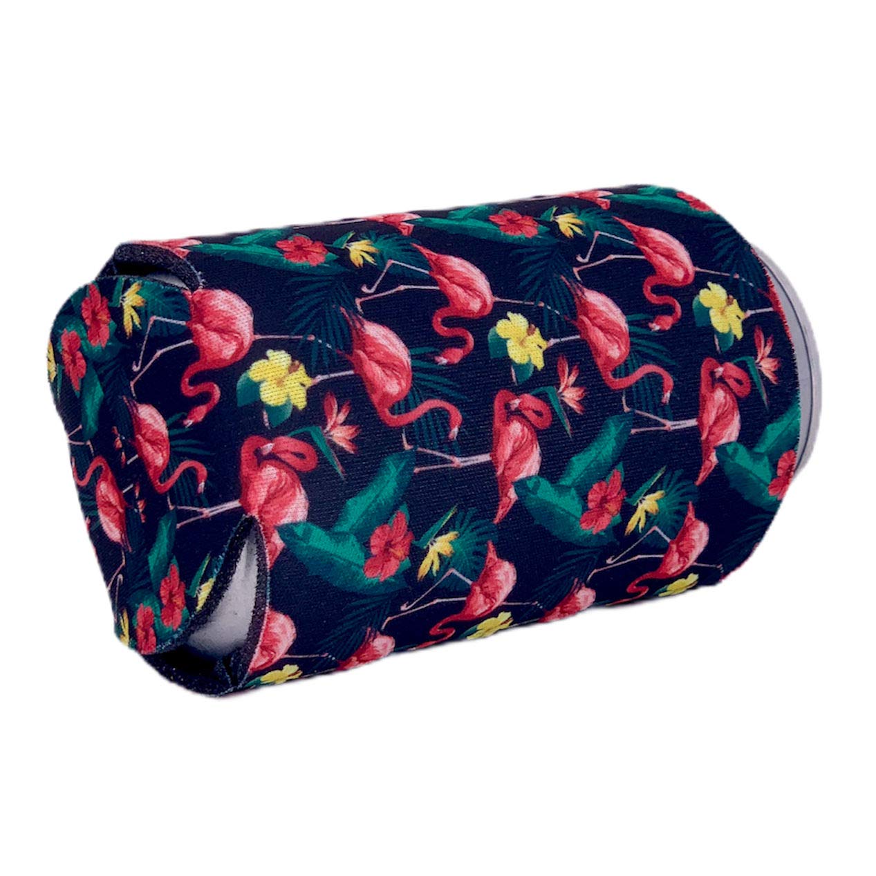 Flamingo Pattern Collapsible Can Coolie (1)