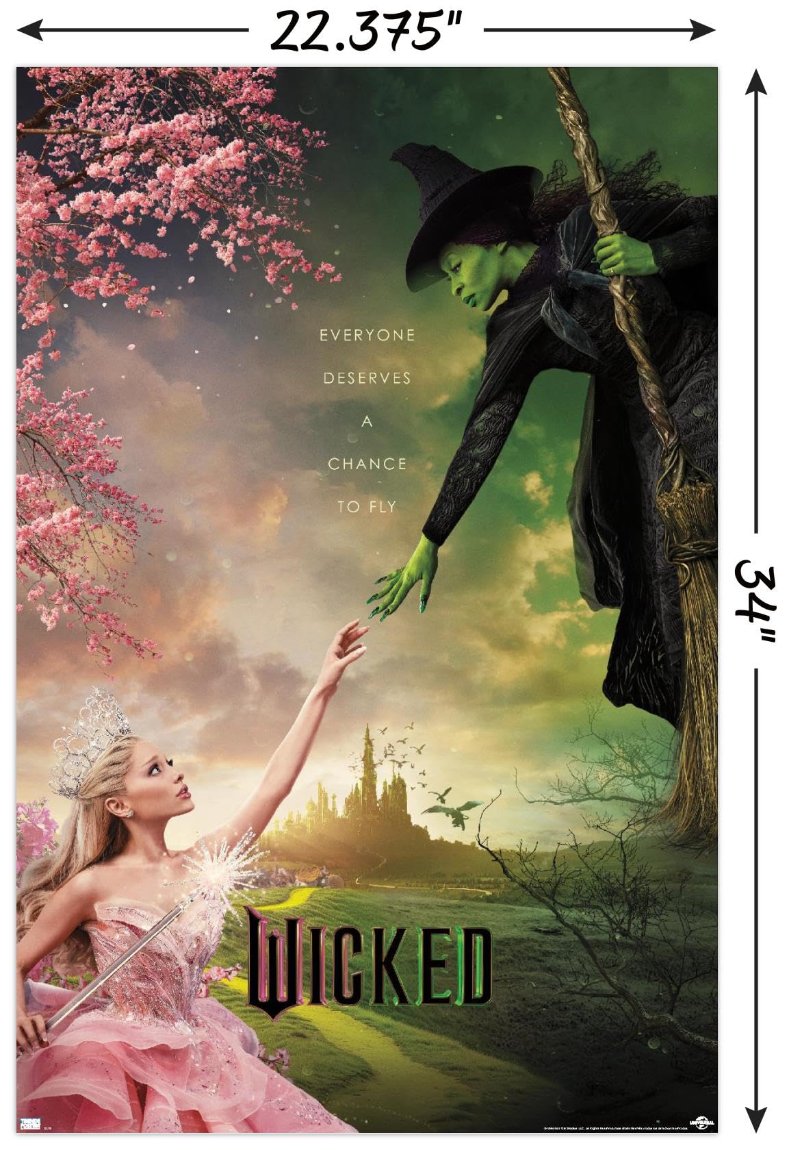 Trends International Wicked - One Sheet Wall Poster, 34L X 22.4W, Unframed Version