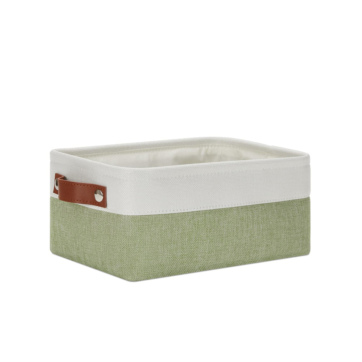 Dullemelo Small Storage Basket, Fabric Collapsible Gift Storage Basket For Shelves, Closets, Nursery, Home, Office Organizing, S