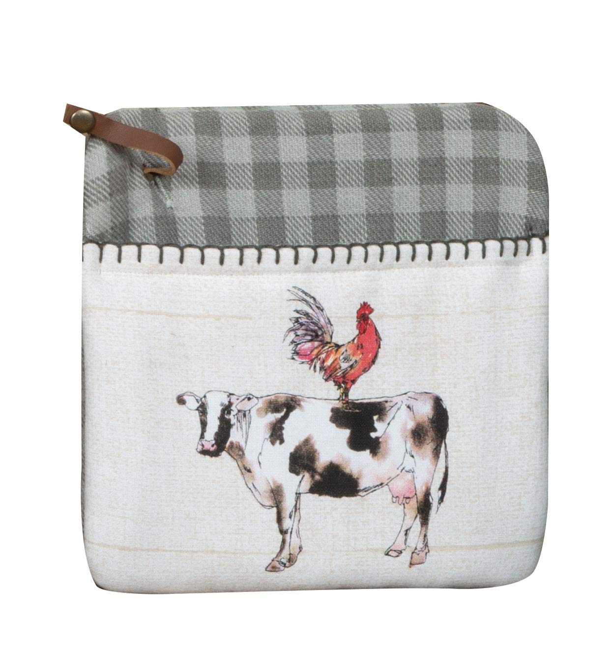 Kay Dee Designs Country Life Pocket Mitt Pot Holder, 8 X 8, Various