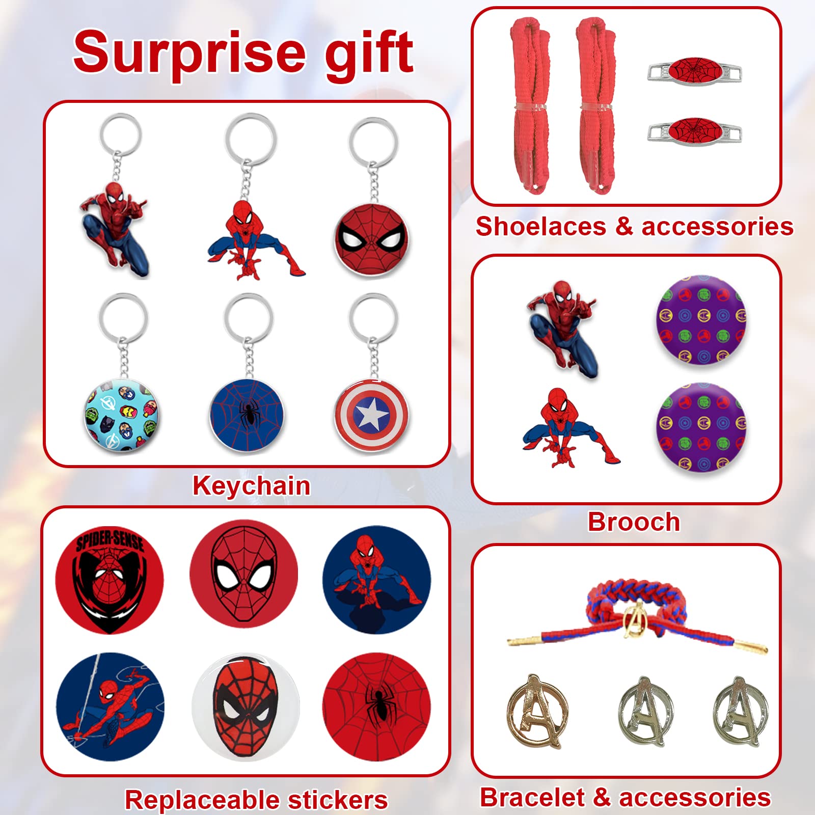 SWIND Advent Calendar 2025 Christmas Countdown Calendar With 24pcs Unique Gift for Girls and Boys Blind Box DIY Creative Decor C