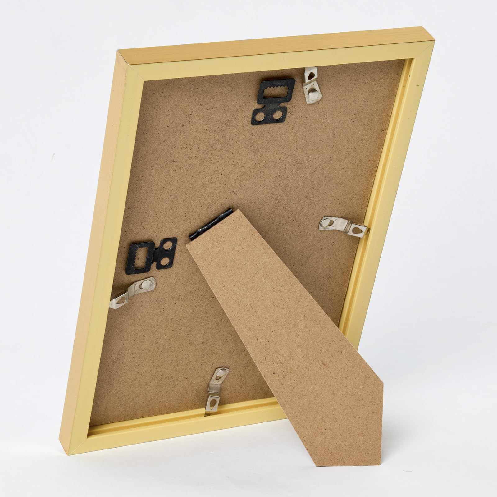 JCJMY 5.8x8.3 A5 Picture Frame Gold with 4x6 Mat for Wall Hanging or Tabletop, Display Photo 4x6 with Mat or 5.8 x 8.3 Without M