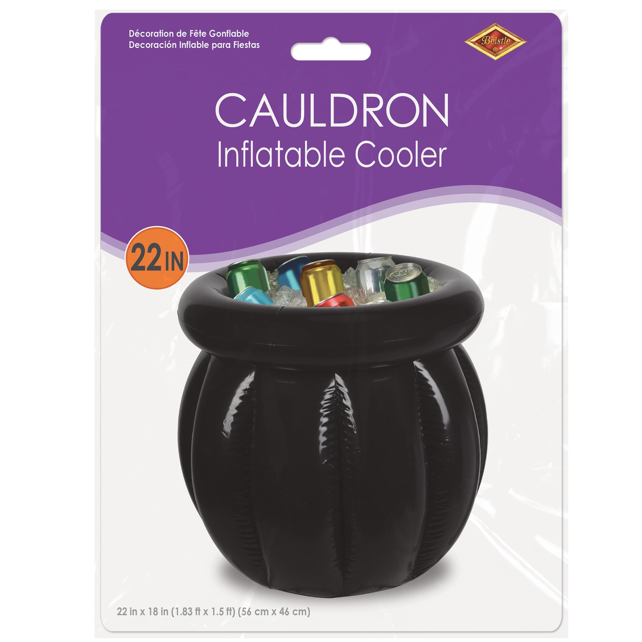 Beistle 18'' X 22'' Inflatable Cauldron Cooler (00017)