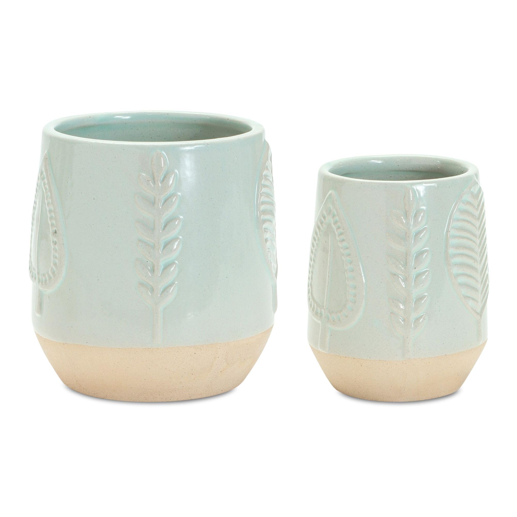 Porecelain Pot (Set Of 2)
